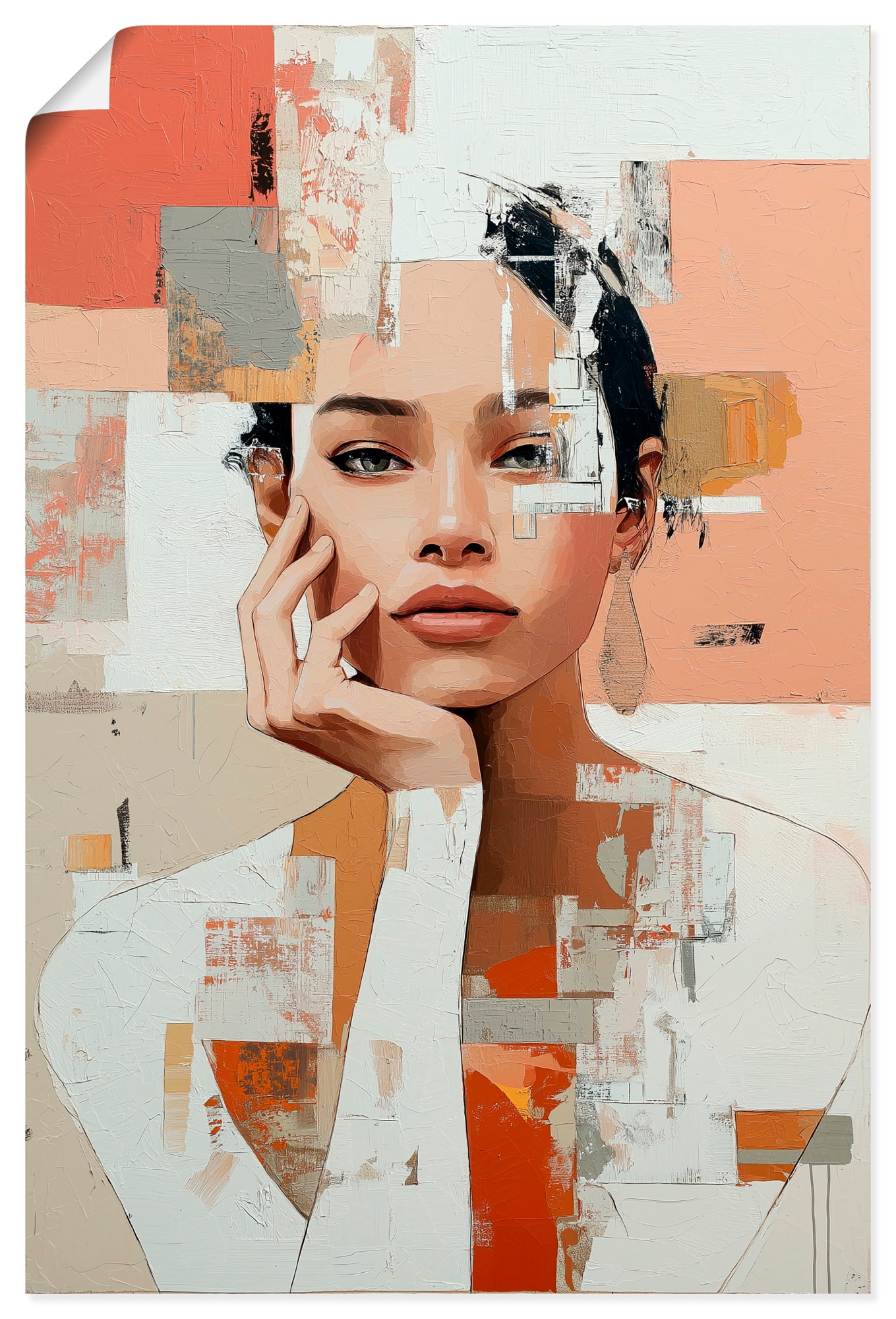 Artland Wandbild »Blick im Fragment« Bilder von Frauen 1 Stk. tlg. als Alubild, Leinwandbild, Poster, Wandaufkleber in verschied. Größen