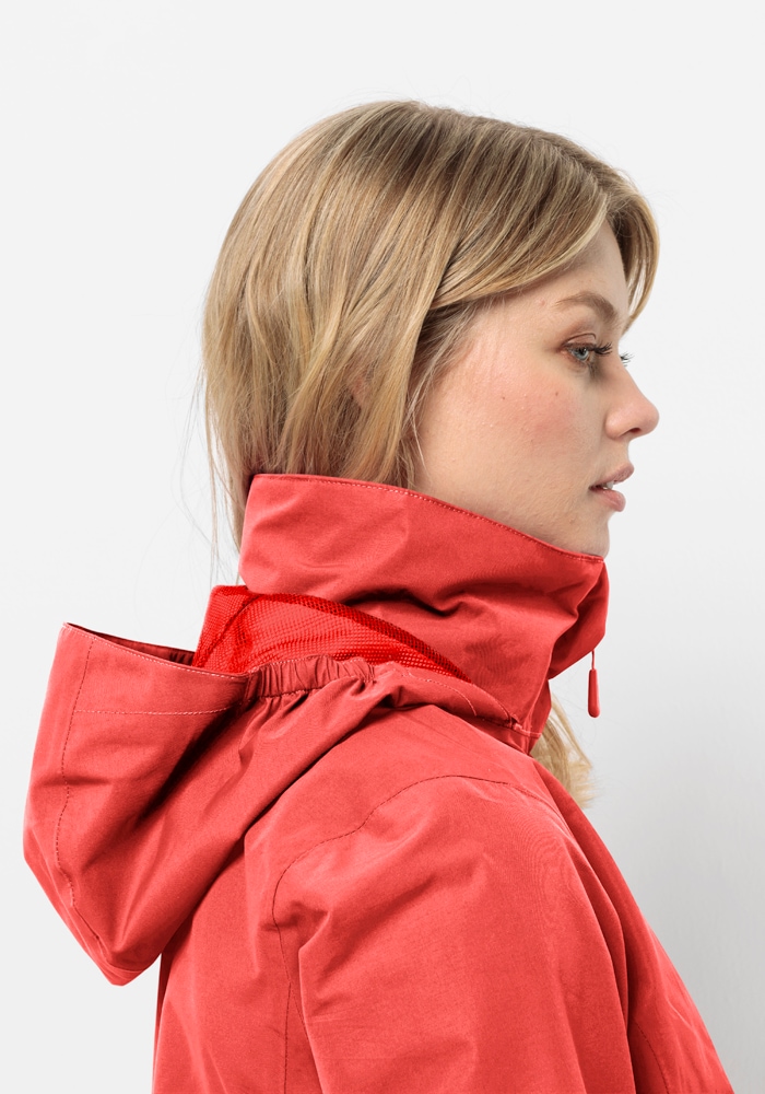 Jack Wolfskin Outdoorjacke »STORMY POINT 2L JKT W«, mit Kapuze