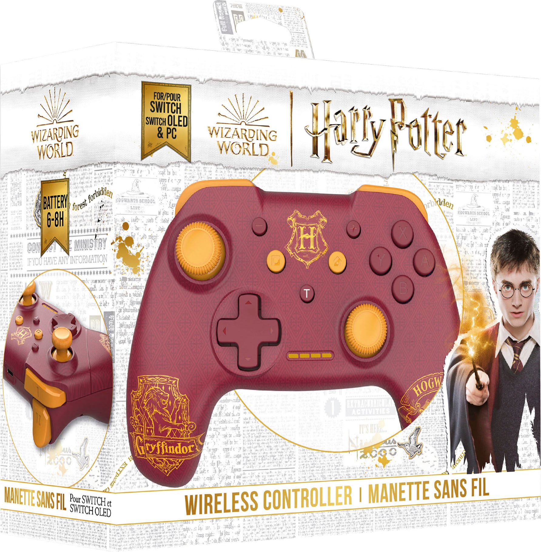 Freaks and Geeks Nintendo-Controller »Harry Wireless« OTTO Gryffindor Potter bei jetzt bestellen
