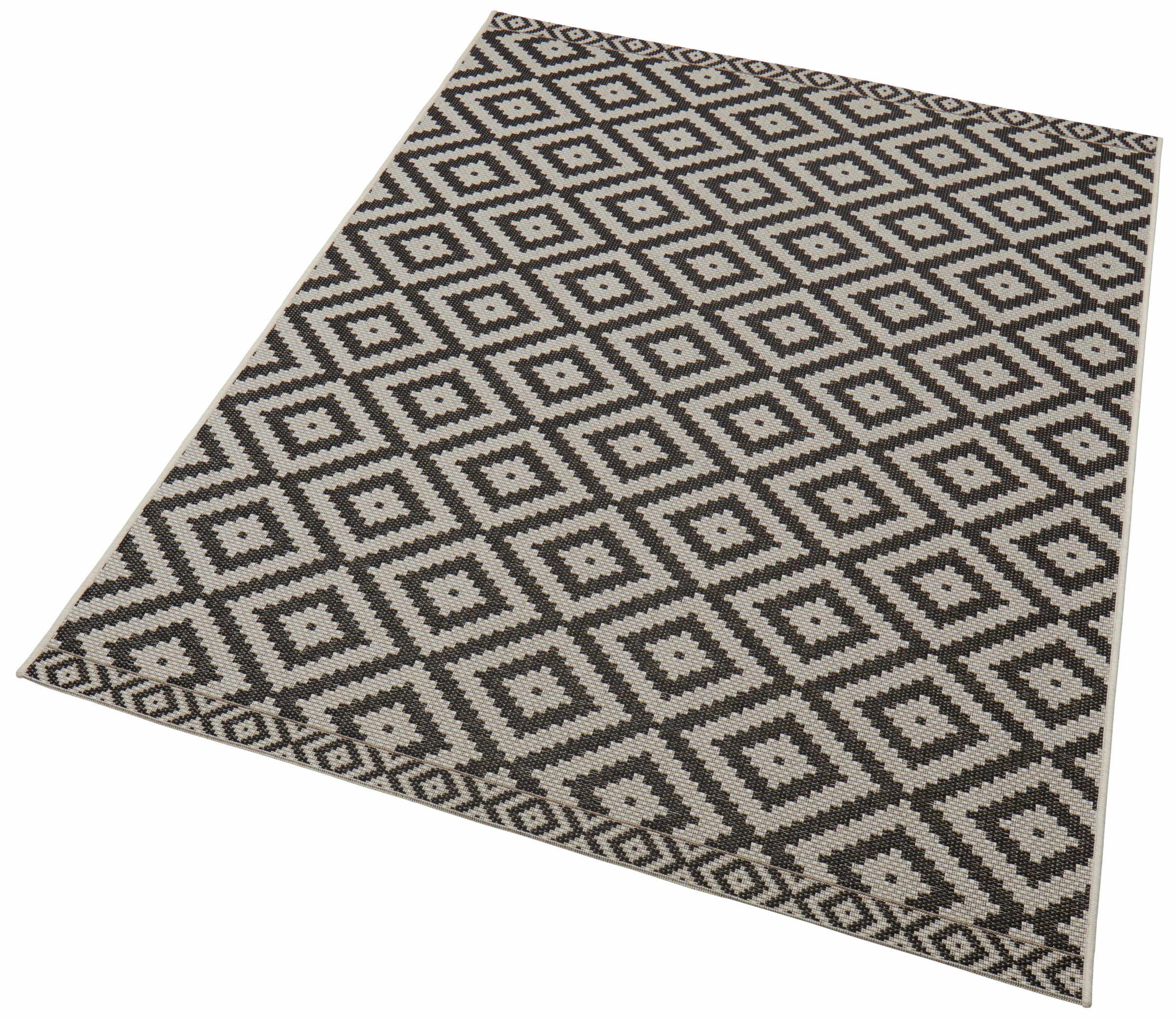 freundin Home Collection Teppich »Summer«, rechteckig, 4 mm Höhe, In- und Outdoor geeignet, Wohnzimmer