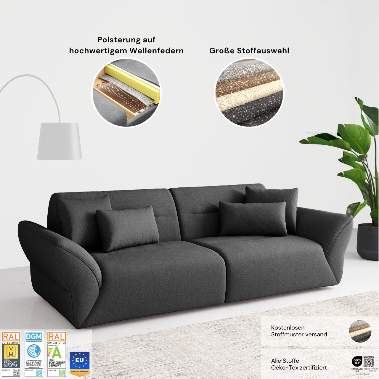 sit&more Big-Sofa »Dali«