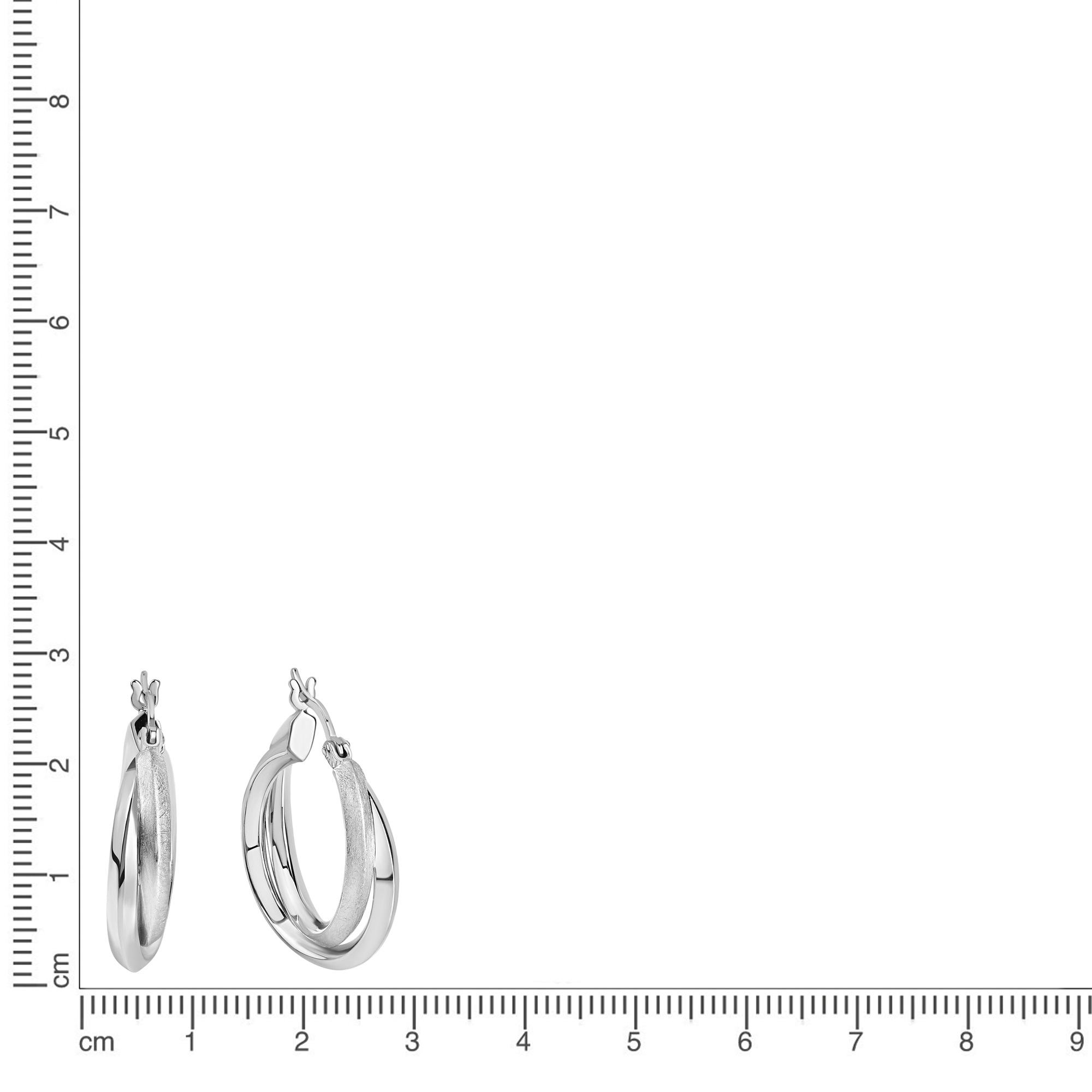 Firetti Paar Creolen »Schmuck Geschenk Silber 925 Ohrschmuck Ohrringe«