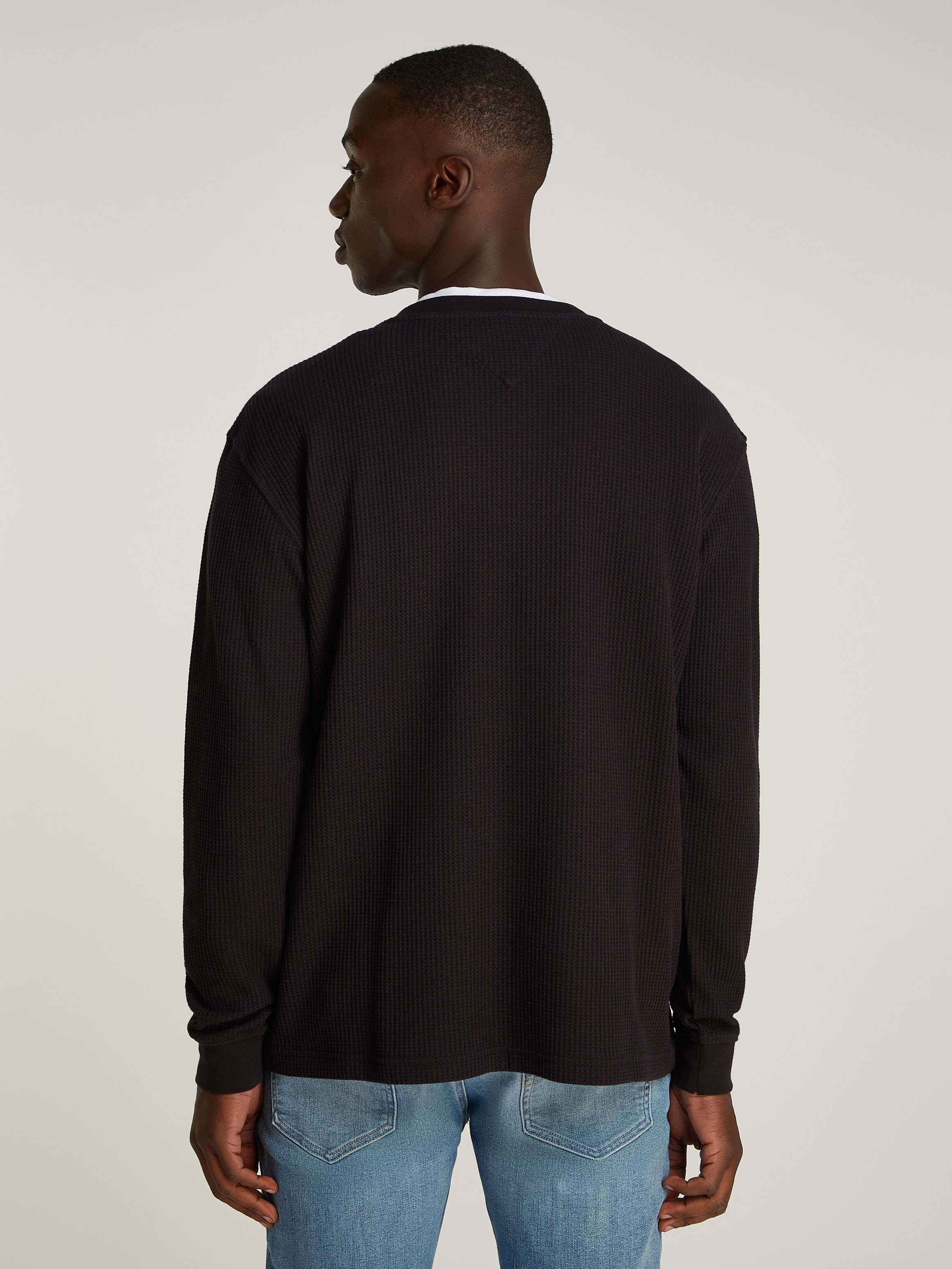 Tommy Jeans Longsleeve »TJM REG WAFFLE L/S TEE«