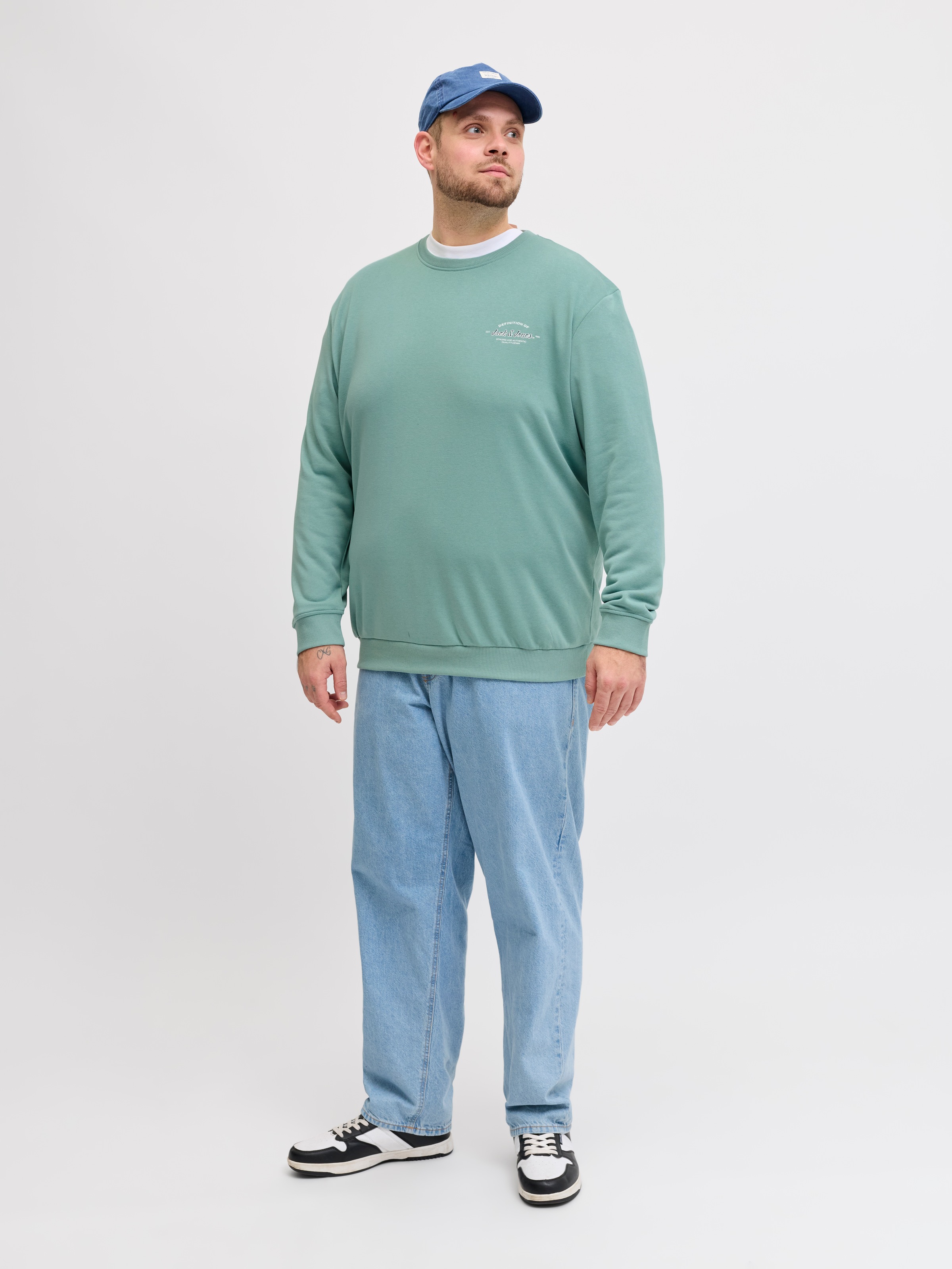 Jack & Jones PlusSize Sweatshirt »JJBRANDON SWEAT CREW NECK PLS«
