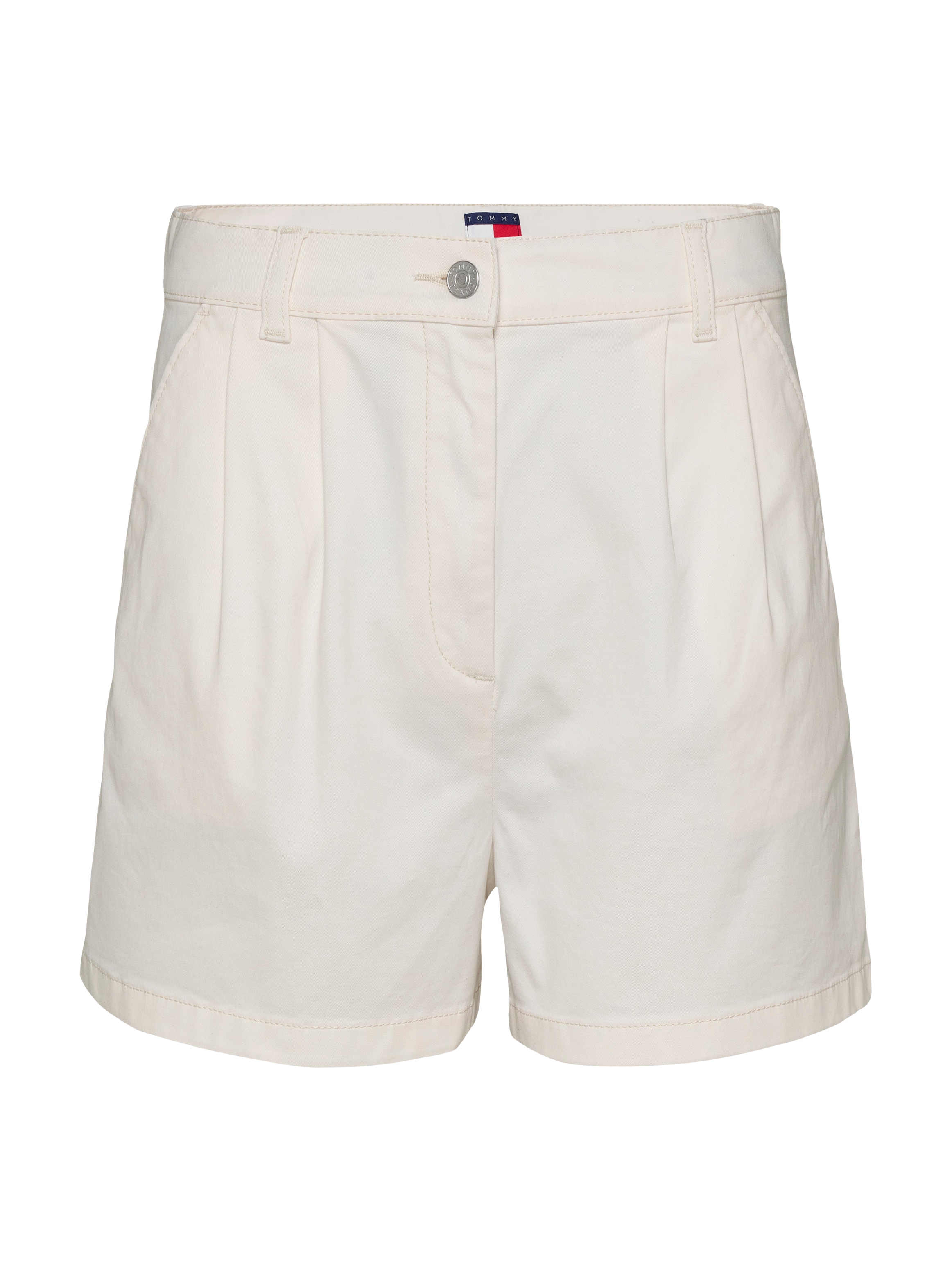 Tommy Jeans Chinoshorts »TJW CLAIRE HR PLEATED SHORT«, mit Bundfalten, mit Logostickerei