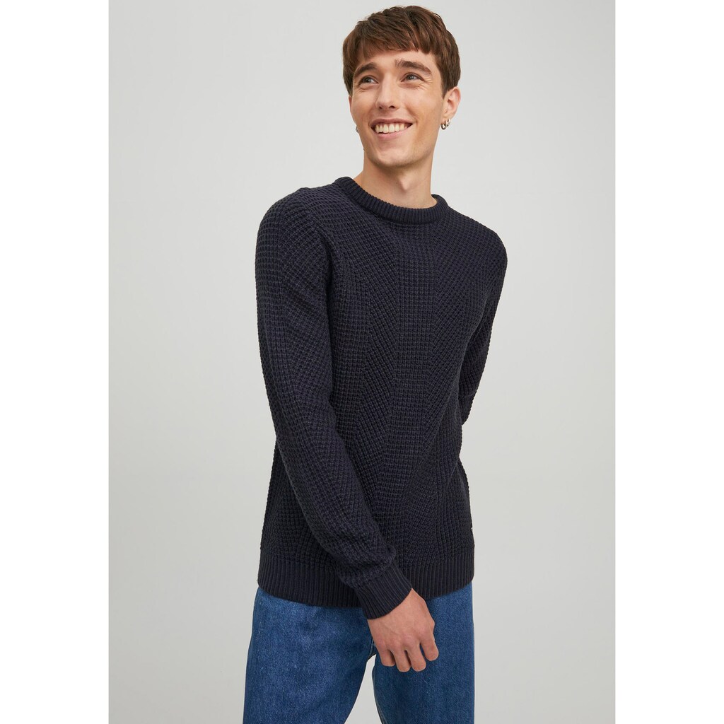 Jack & Jones Rundhalspullover »STANFORD KNIT CREW NECK«