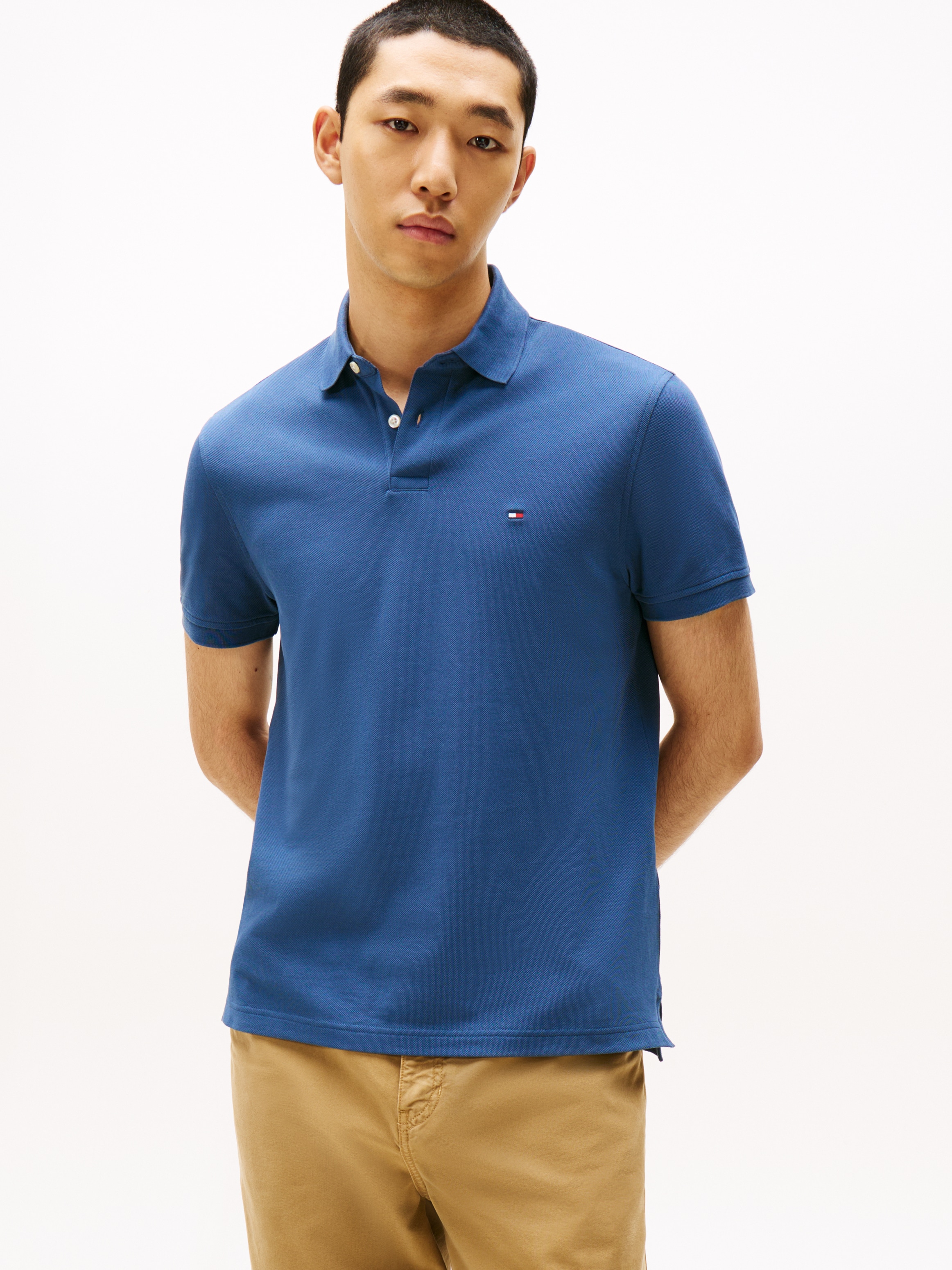 Tommy Hilfiger Poloshirt »1985 REGULAR POLO«, mit Tommy Hilfiger Kontraststreifen innen am Kragen