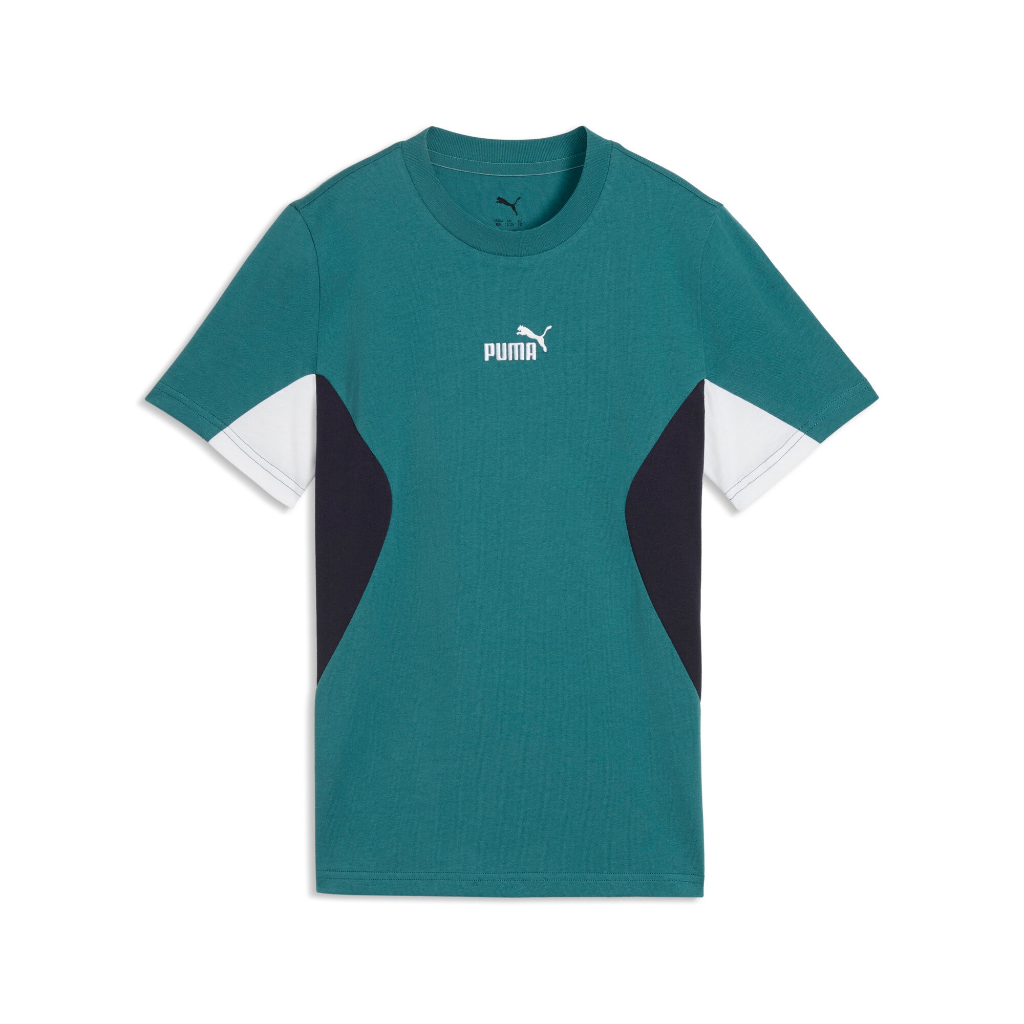 PUMA T-Shirt »ESS BLOCK TEE B« Regular Fit, Kurzarm-Design, bequemer Rundhalsausschnitt