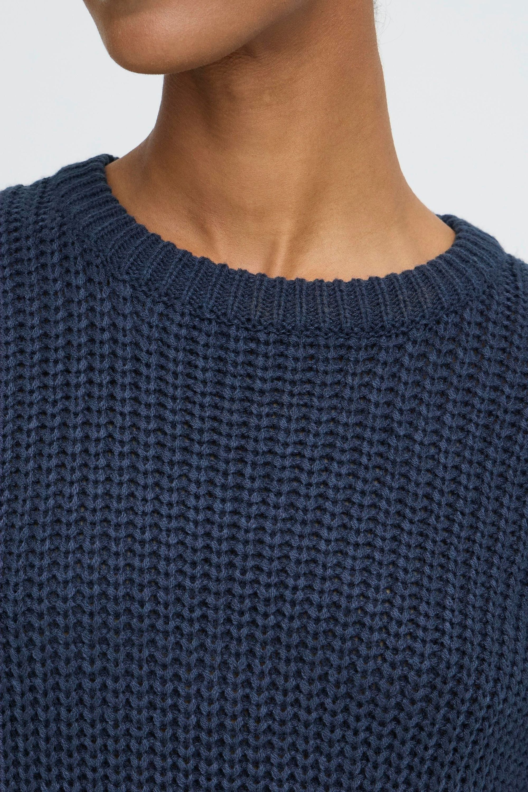 OXMO Strickfleece-Pullover »Strickpullover OXEdna«