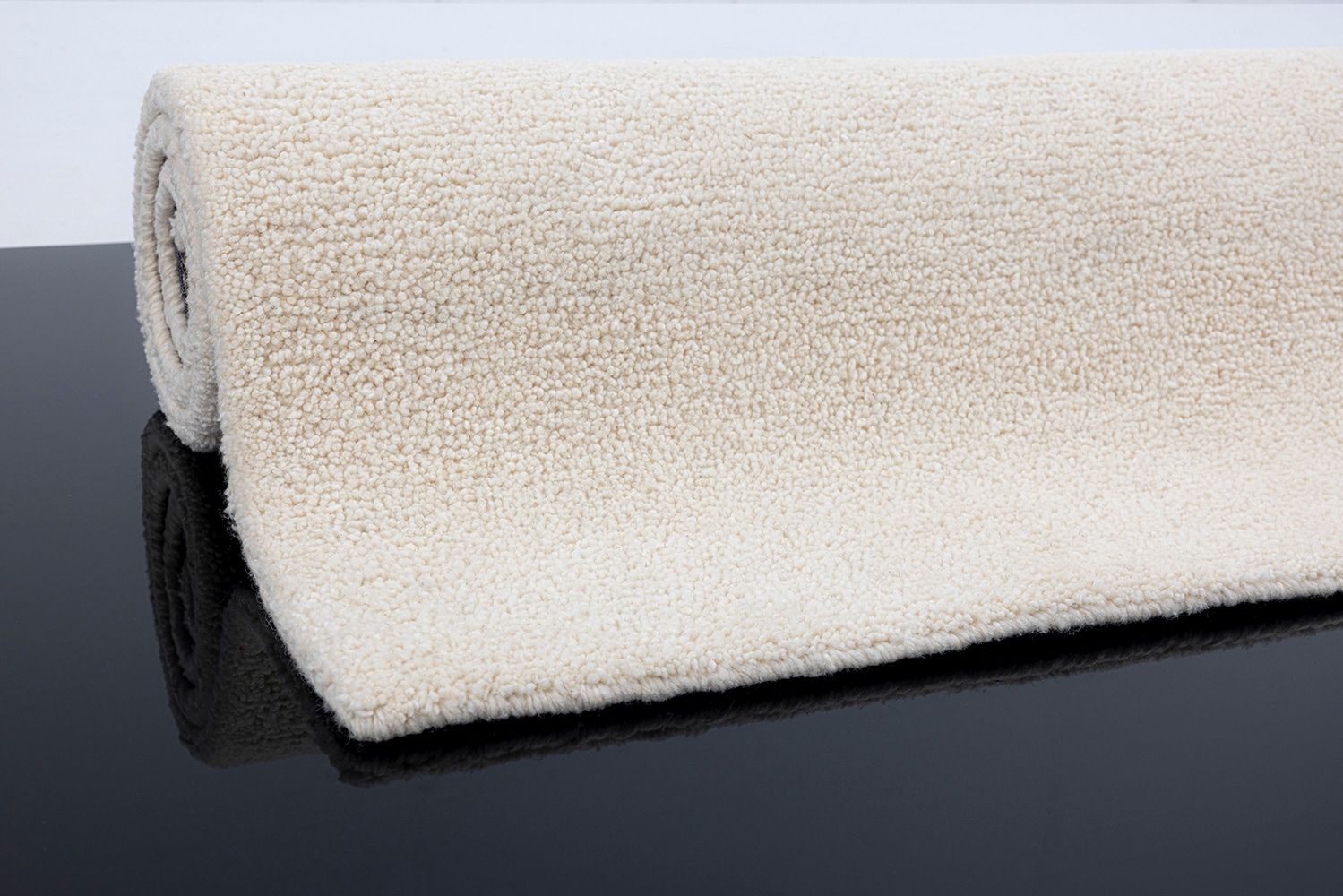 THEKO Bettumrandung »Royal Berber Uni« Höhe 18 mm 3 Stk. tlg. Bettvorleger, Läufer-Set, Berber Optik, reine Wolle