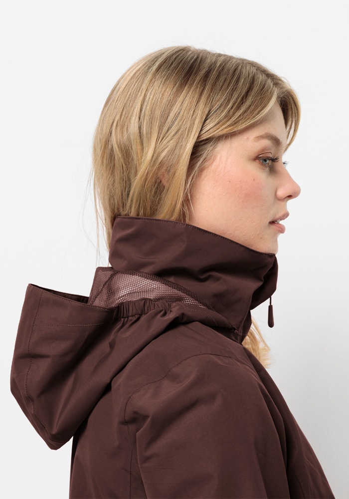 Jack Wolfskin Outdoorjacke »STORMY POINT 2L JKT W«, mit Kapuze