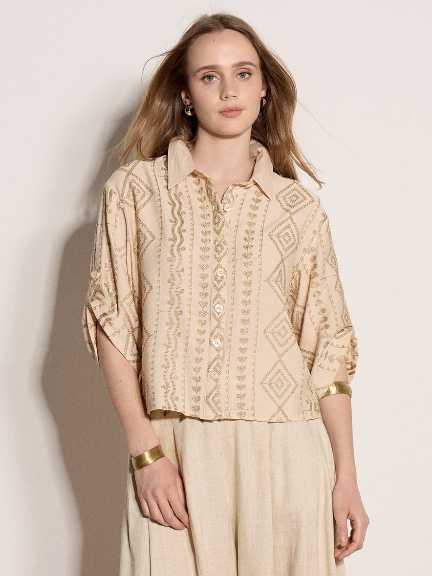 Apricot Hemdbluse »Bluse« Knopfleiste