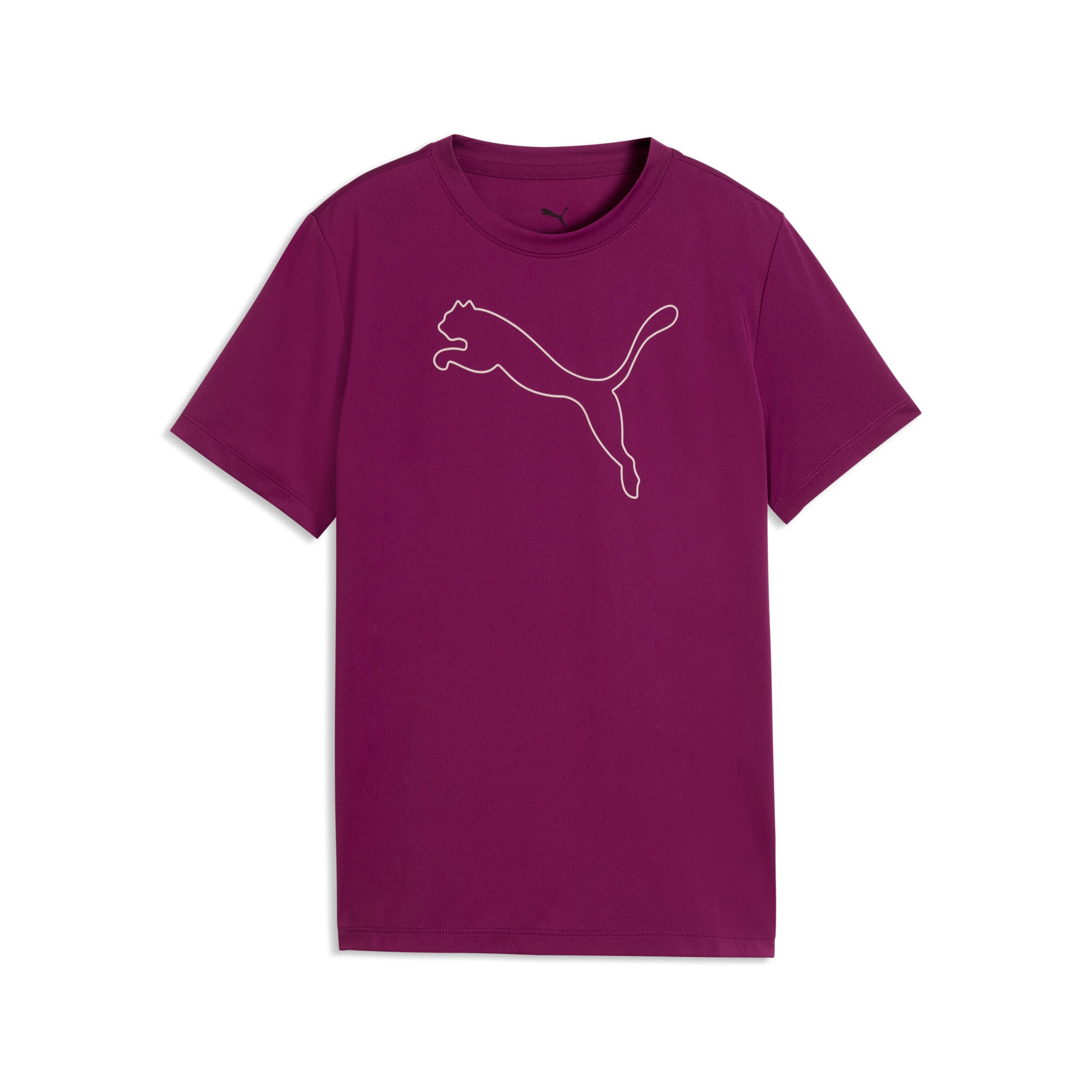 PUMA T-Shirt »TAD ESS CAT LOGO TEE G« mit Rundhalsausschnitt, kurzärmelig, sportlich