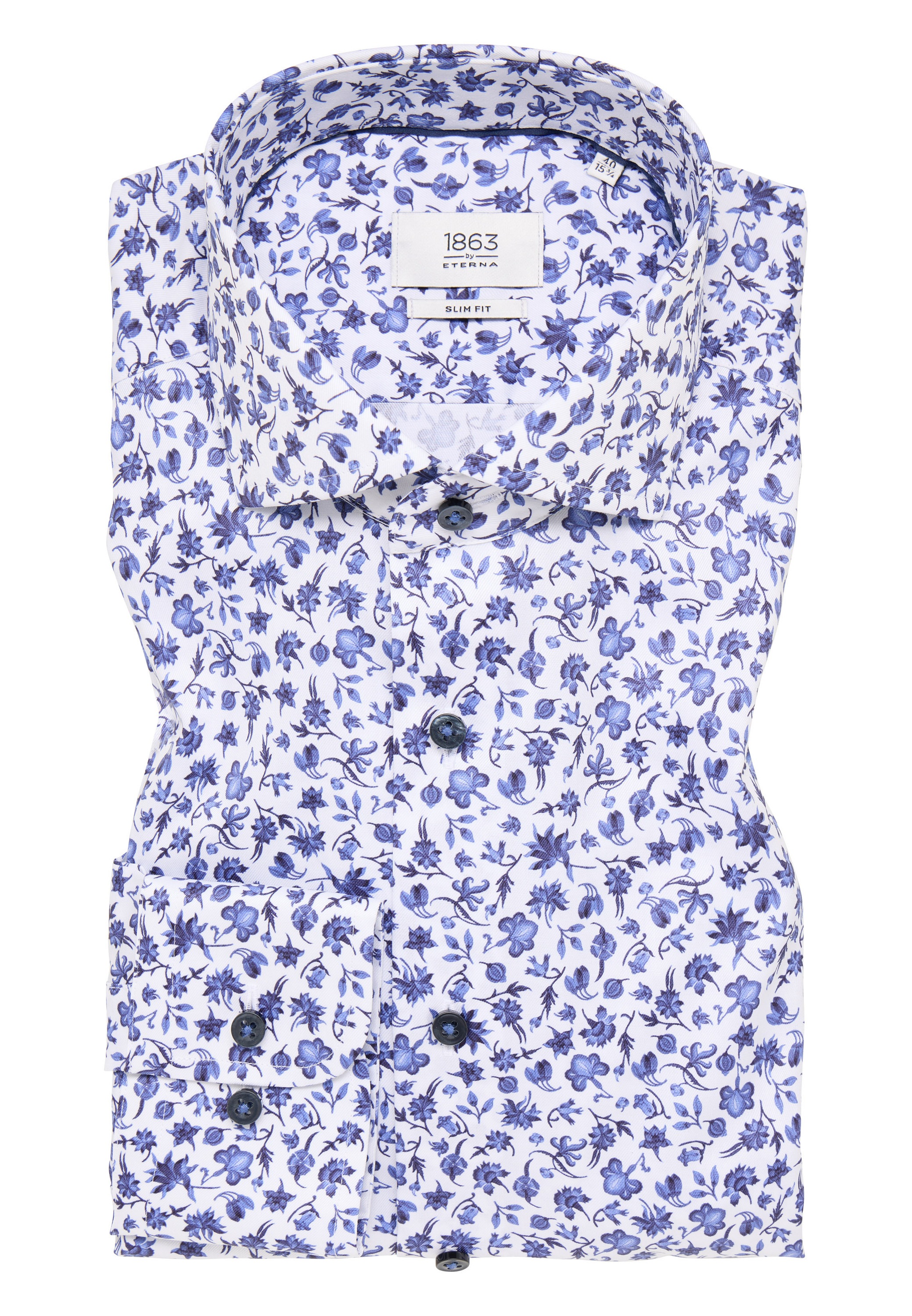 Eterna Langarmhemd »SLIM FIT«, NON IRON (bügelfrei)