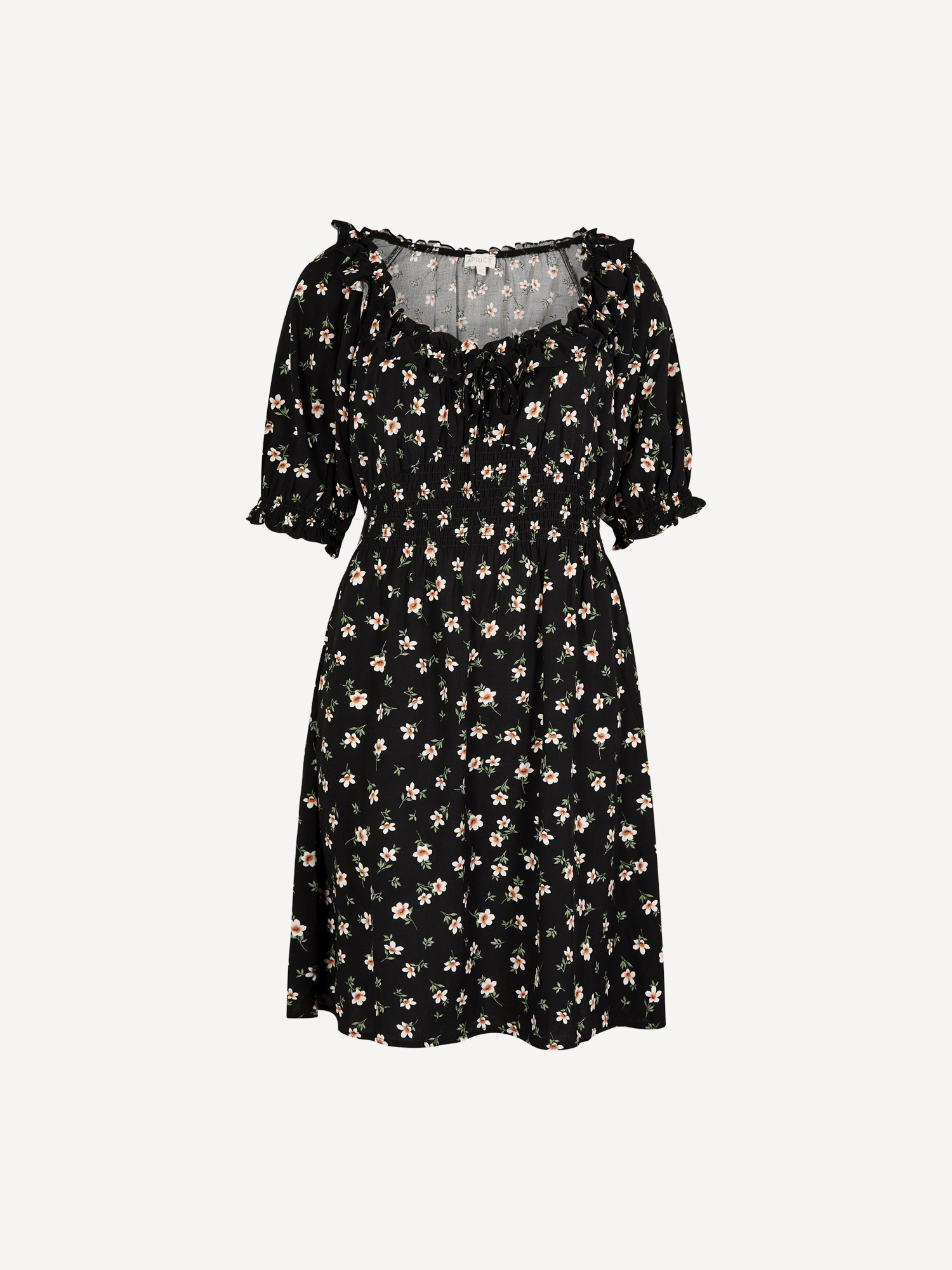 Apricot Minikleid »Minikleid« mit Blumenrüschen
