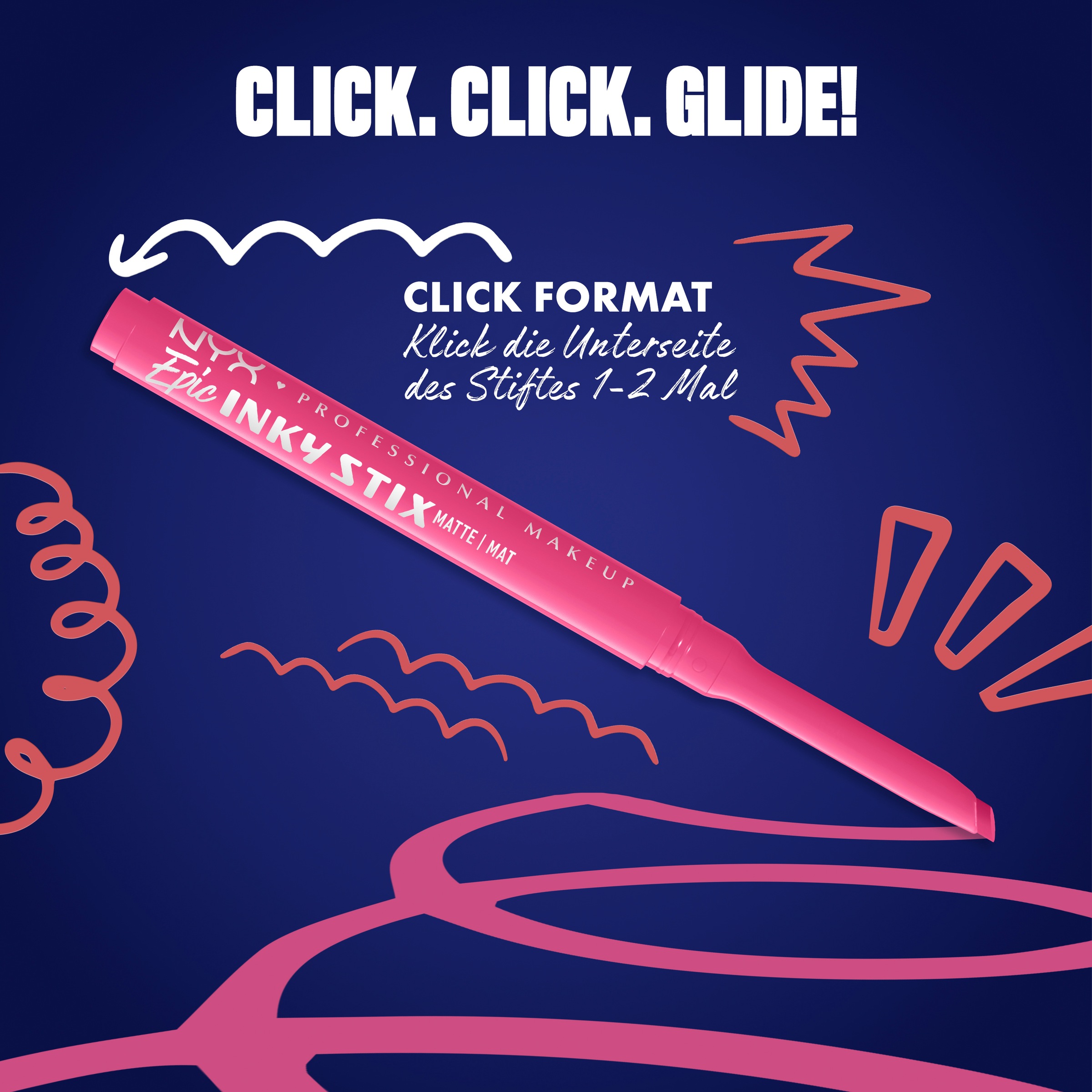 NYX Eyeliner »NYX Professional Makeup Epic Inky Stix Cream Gel Eyeliner« ideal für definierte Lidstriche und vielfältige, ausdrucksstarke Looks