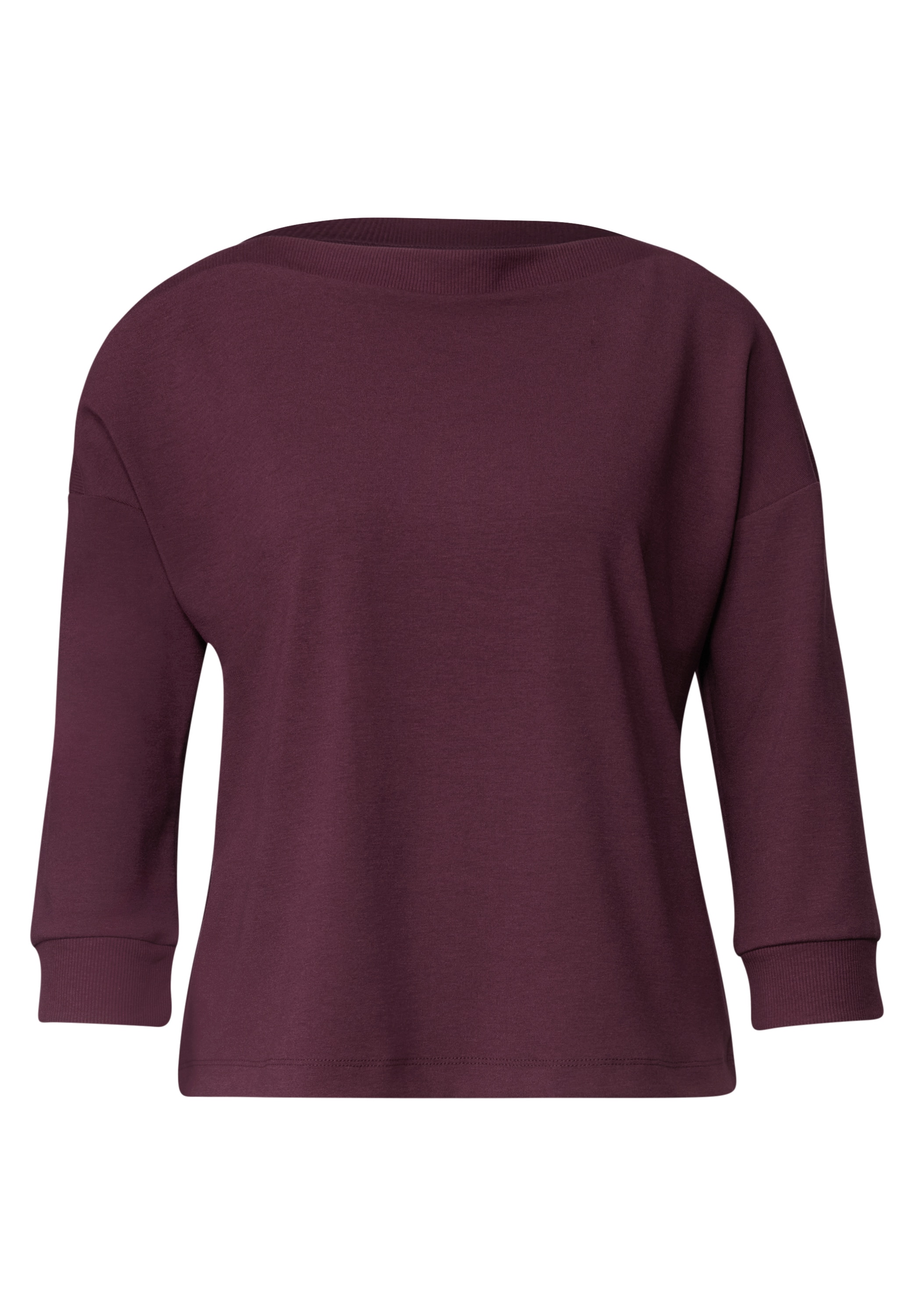 STREET ONE 3/4-Arm-Shirt mit Rippstrukturdetails