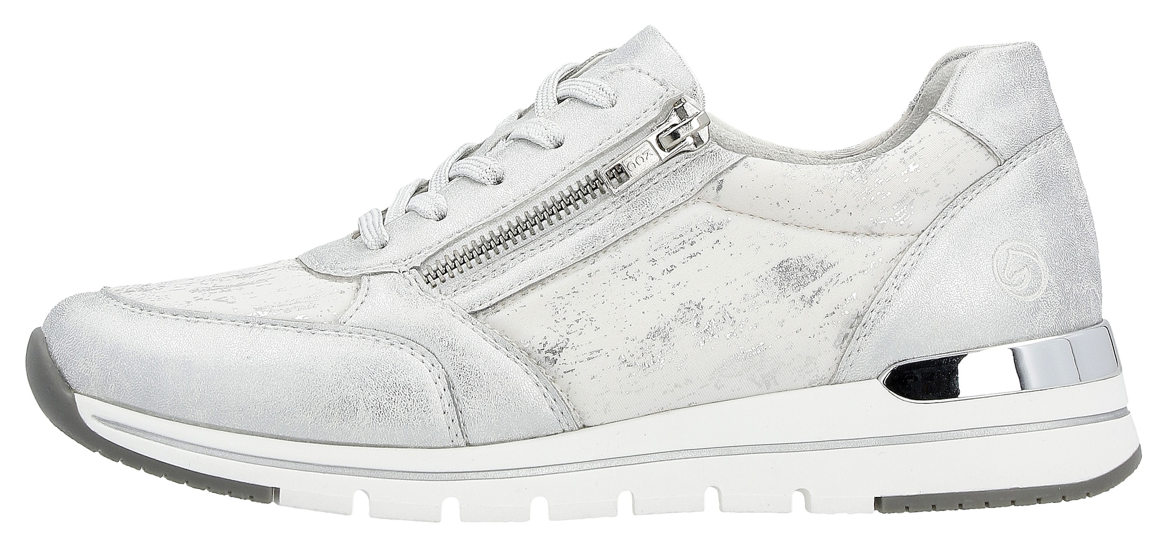 Remonte Keilsneaker  mit seitlichem Reißverschluss, Freizeitschuh, Halbschuh, Schnürschuh