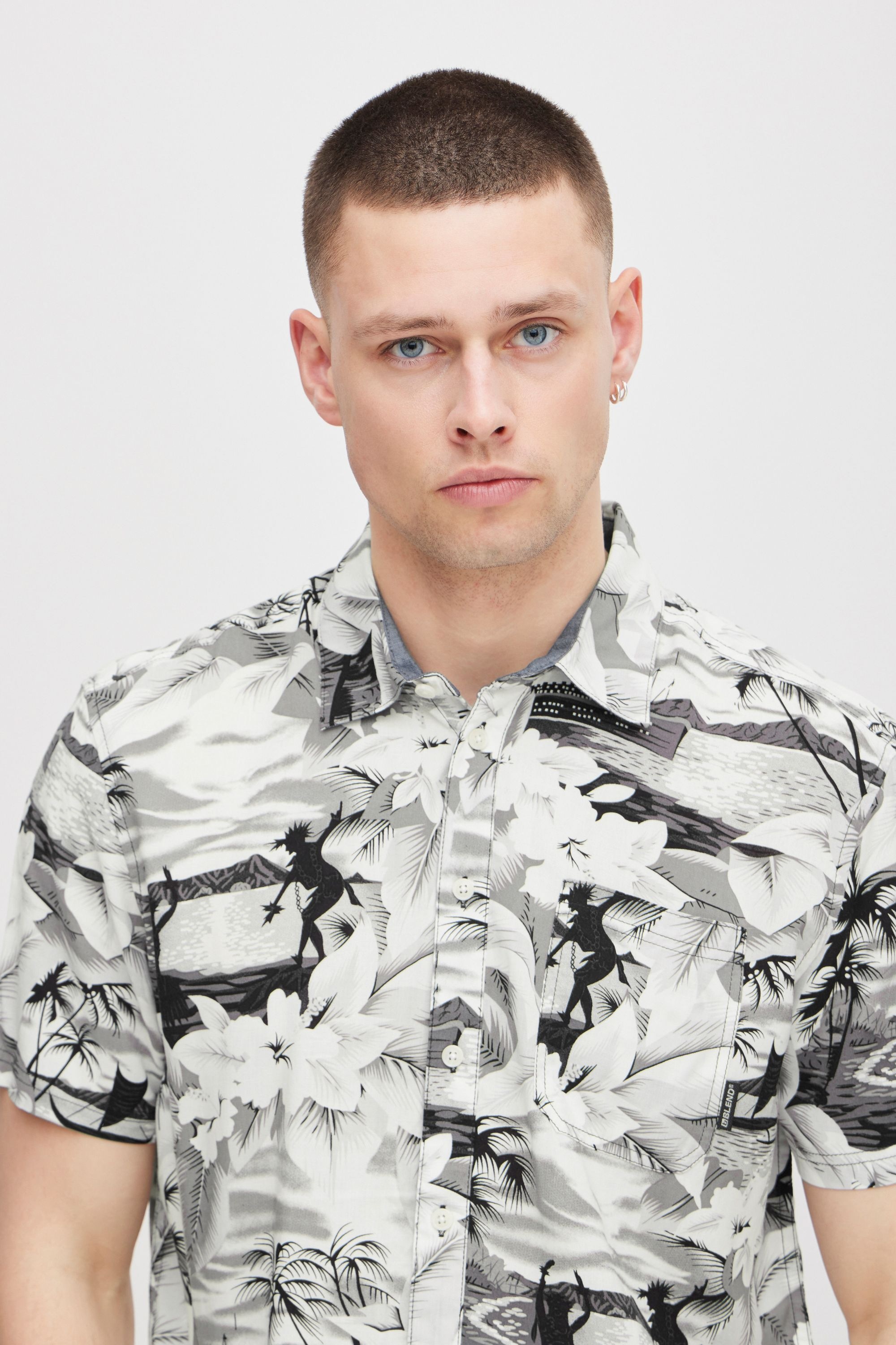 Blend Kurzarmshirt »Kurzarmhemd BHShirt«