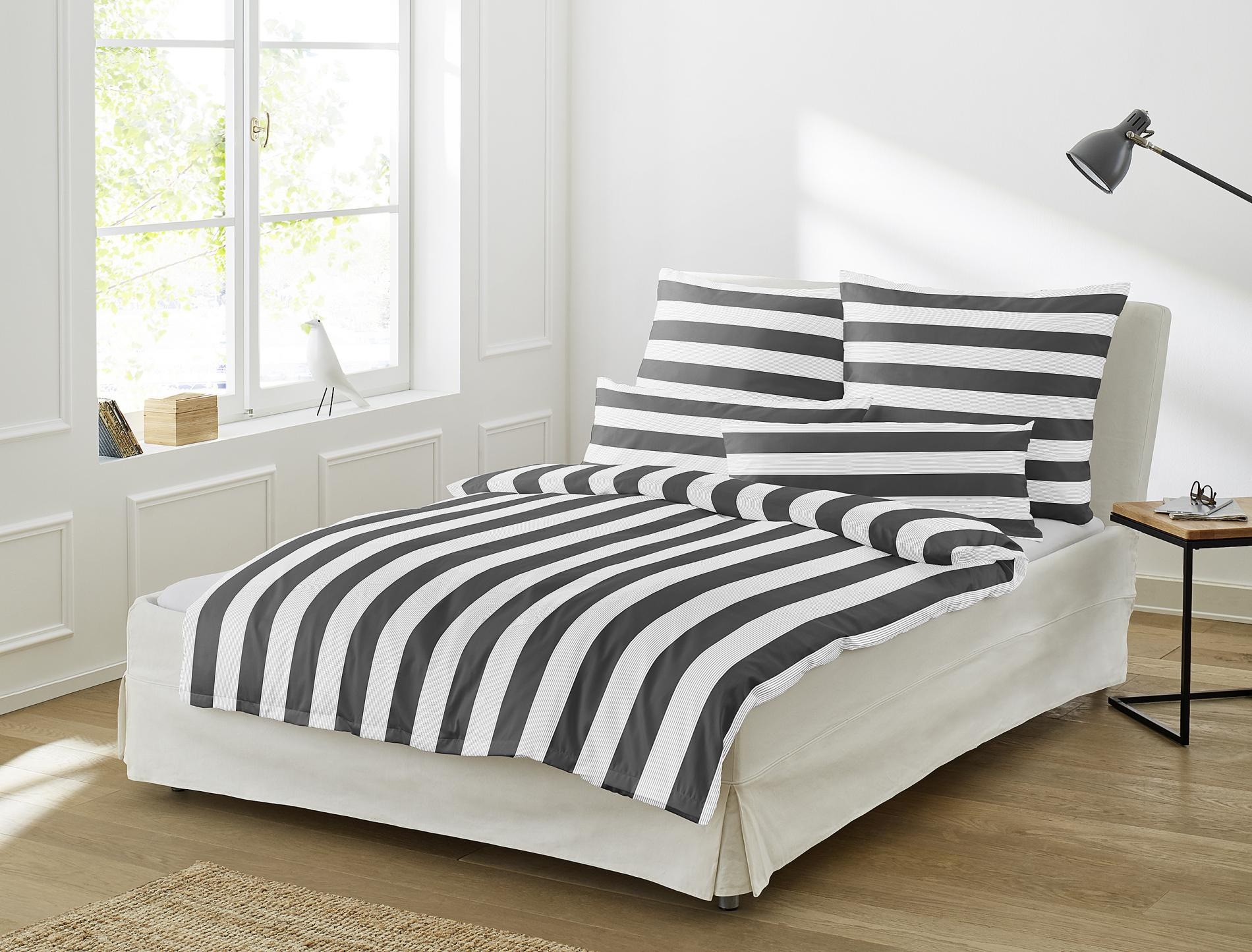Irisette Bettwäsche »Tape8577«, in Mako Satin Qualität mit seidigem Glanz