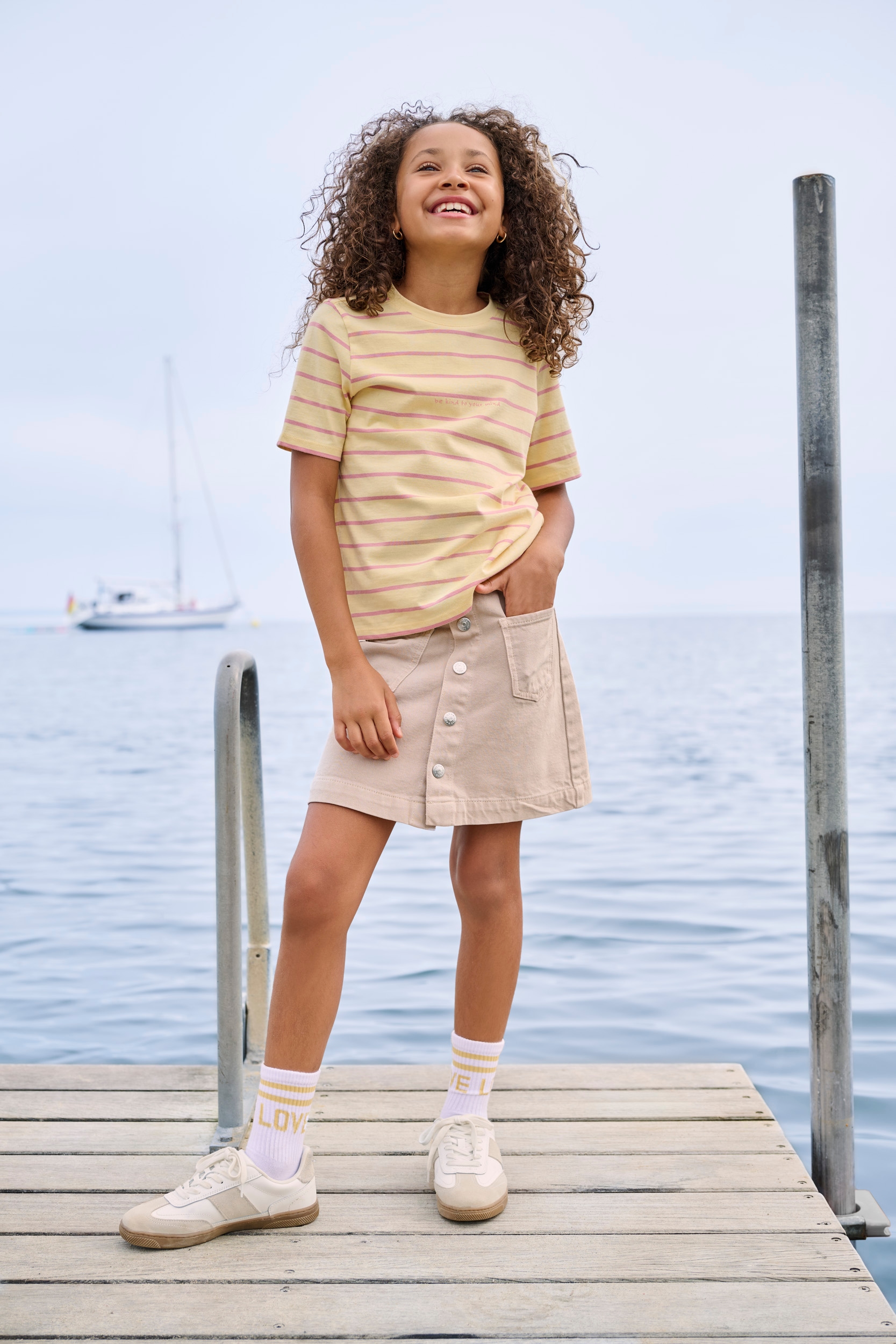 KIDS ONLY T-Shirt »KOGHELLE LIFE S/S STRIPE REG. TOP JRS«