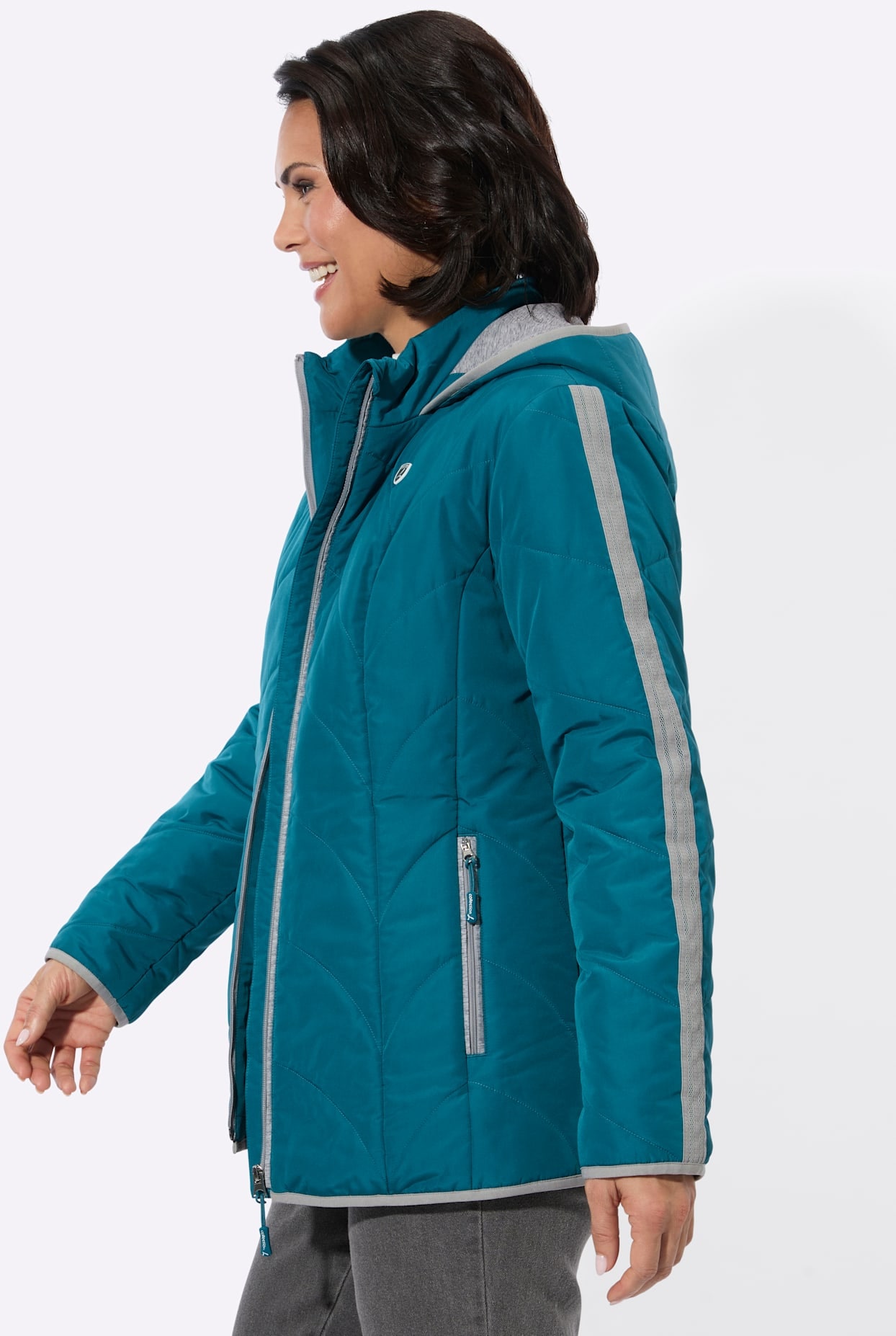 Casual Looks Steppjacke mit Kapuze