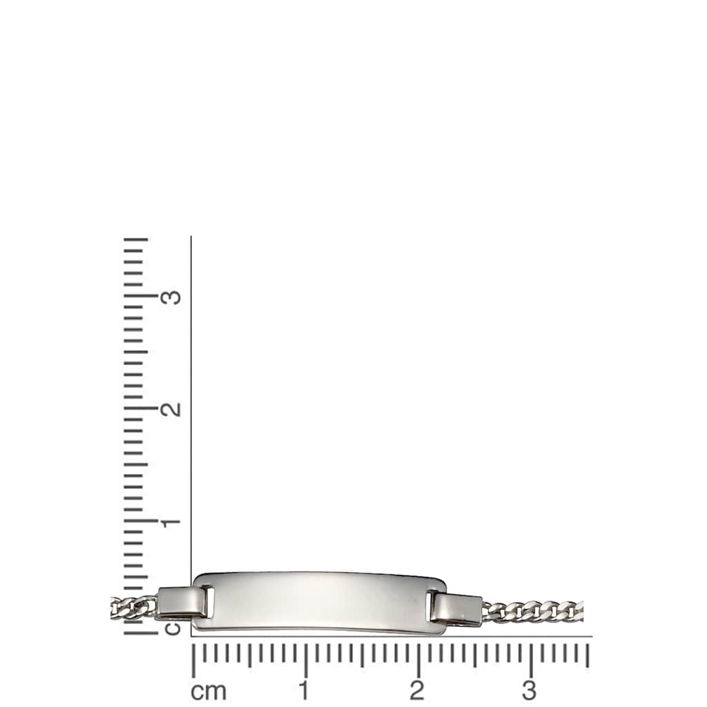 Firetti Armband »Schmuck Geschenk Silber 925 Armkette ID-Platte Panzerkette«