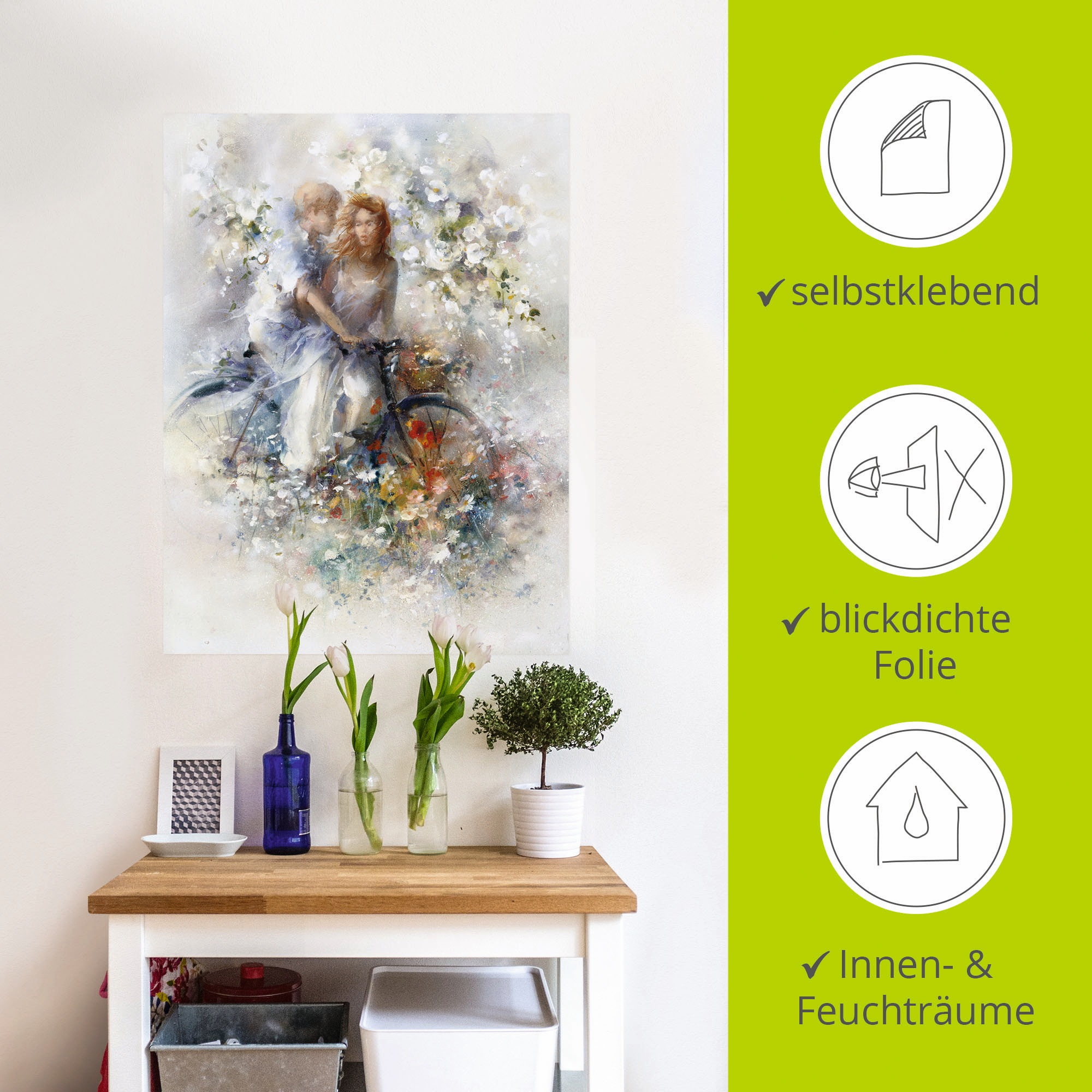 Artland Wandbild »Frühling II«, Paar, (1 St.), als Leinwandbild, Poster, Wandaufkleber in verschied. Größen