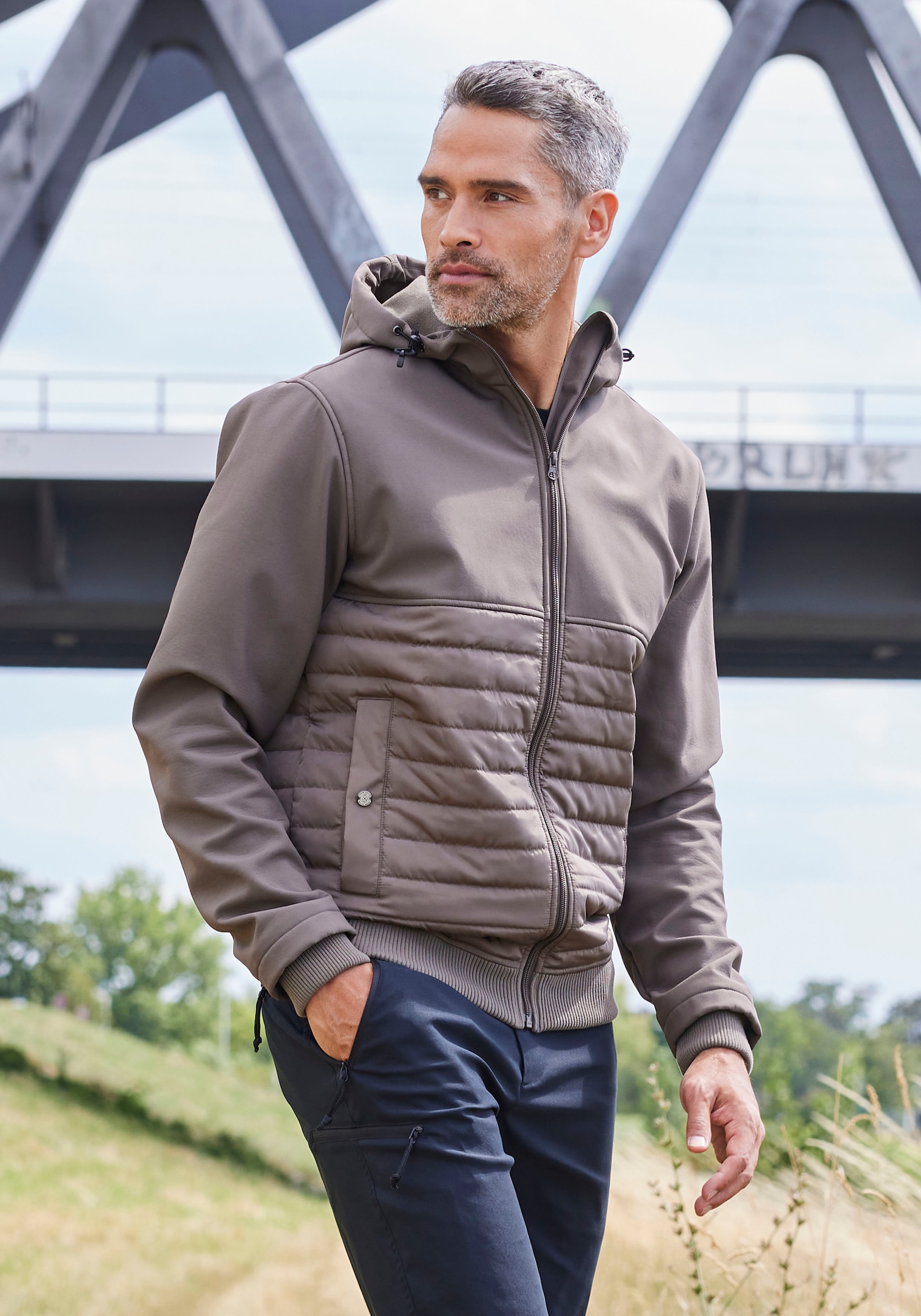 John Devin Funktionsjacke, mit Kapuze, All- Season
