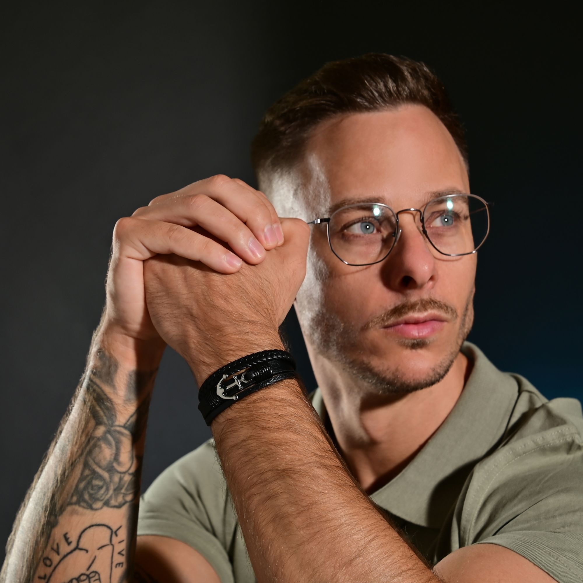 Adelia´s Kettenanhänger »Herren Anhänger ¿ Gravuranhänger aus Leder«