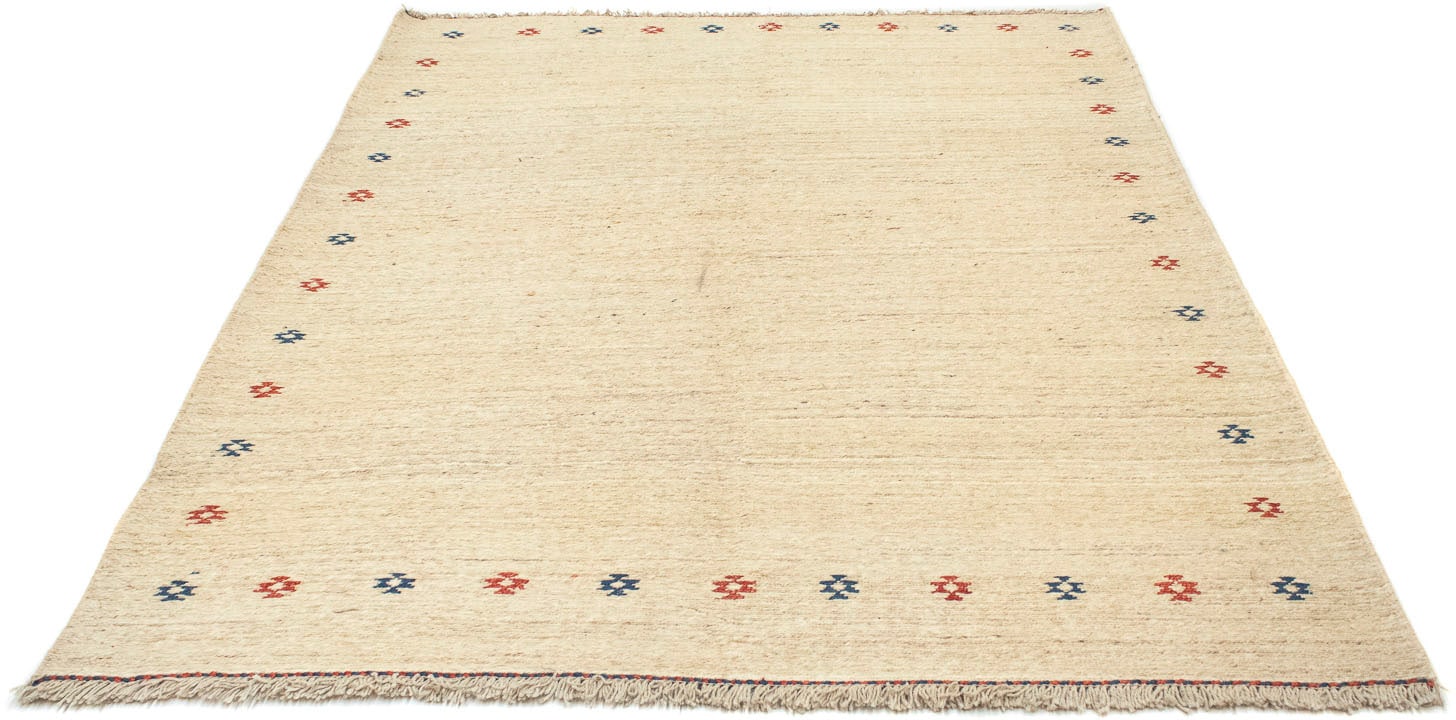 morgenland Wollteppich »Gabbeh Teppich handgeknüpft beige«, rechteckig,  handgeknüpft im OTTO Online-Shop