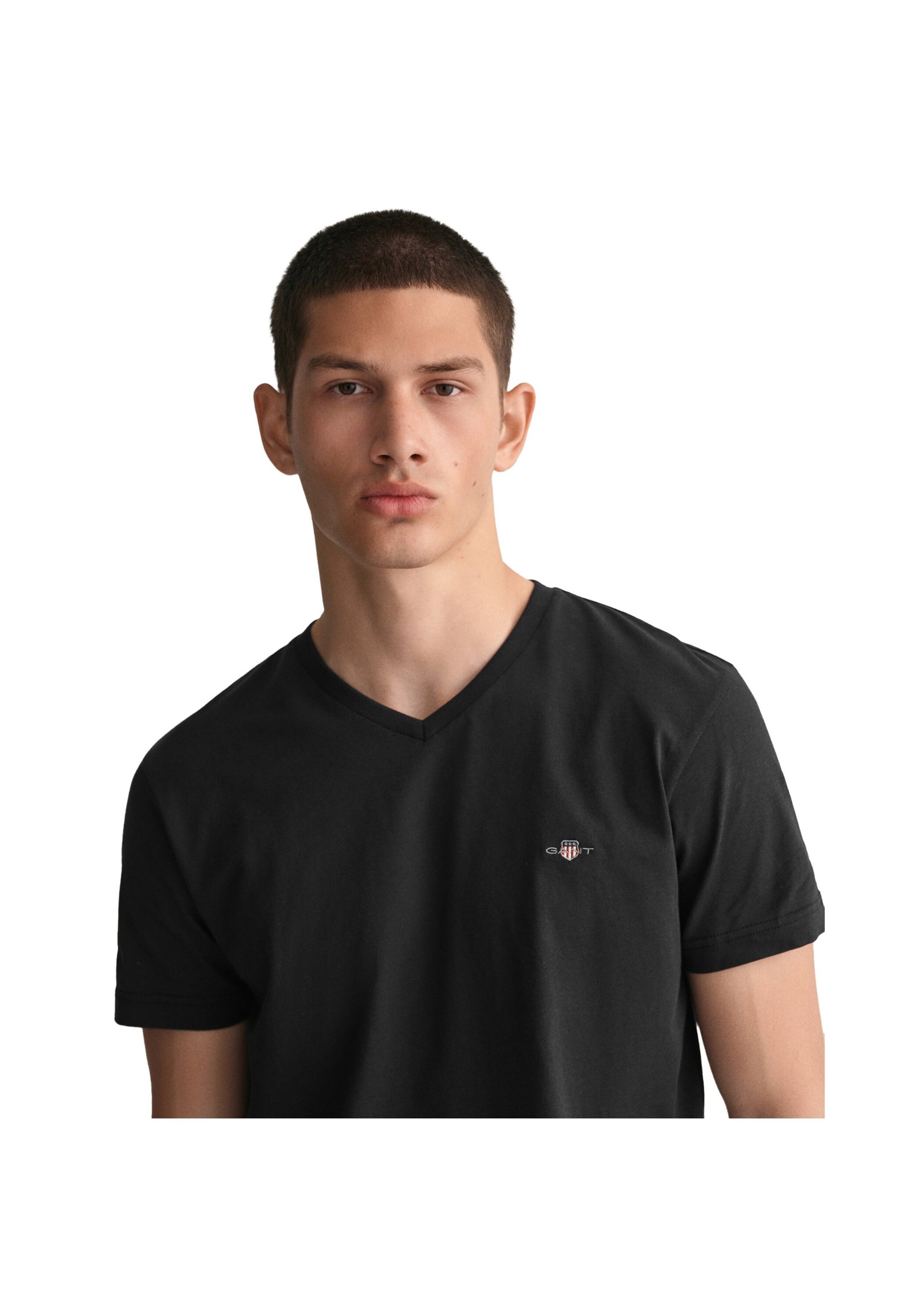Gant T-Shirt »T-Shirt SLIM SHIELD V-NECK T-SHIRT 1er Pack«
