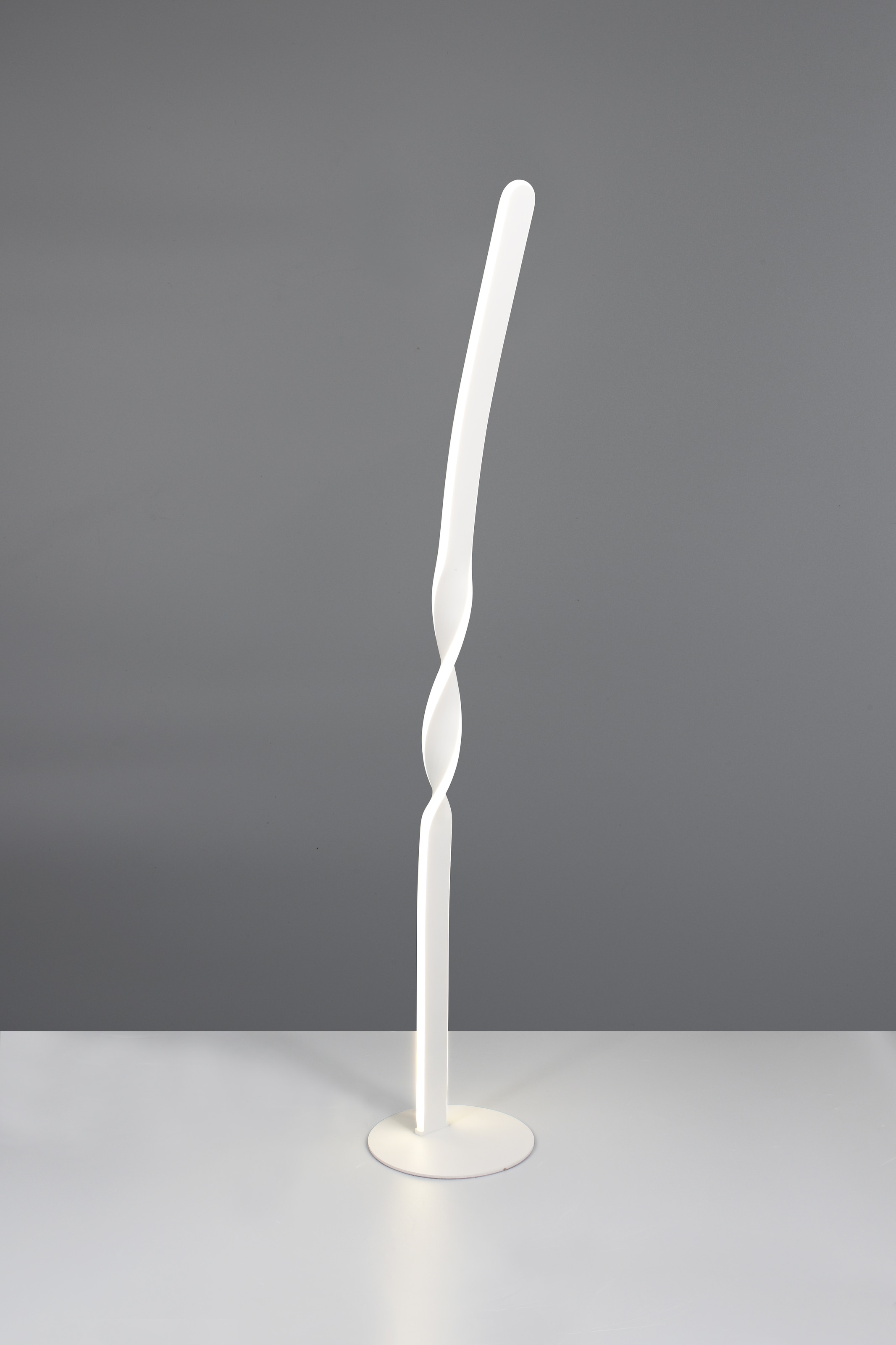 REALITY Leuchten LED Stehlampe »GINKO, LED Stehleuchte mit 19W 2100 Lumen 4000K kaltweiß« LED-Board 1 Stk. Kaltweiß Stehlampe mit Fußschalter + 180cm Kabel, Höhe 110 cm Ø 20cm