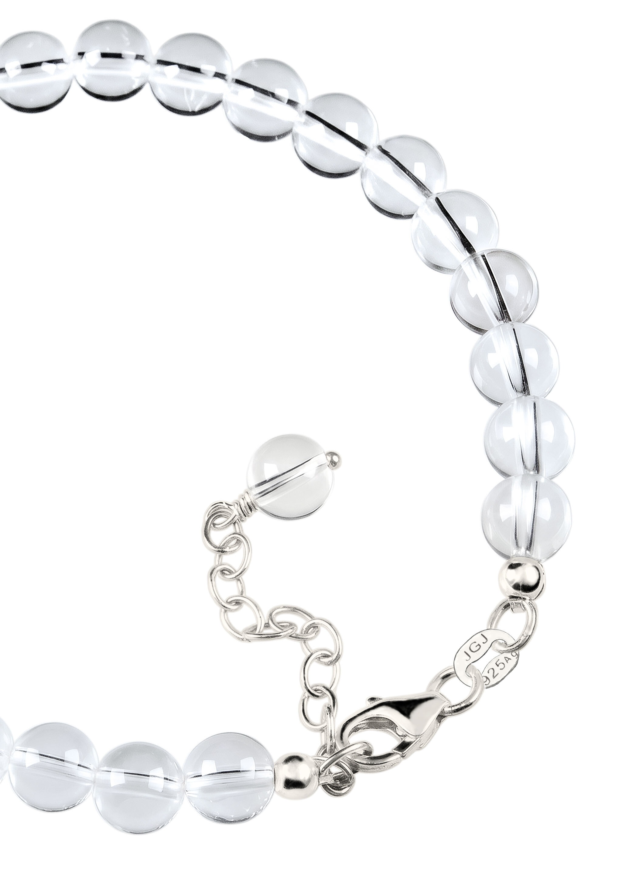 Elli Armkette »Armband Rock Crystal Transparent 925 Sterling Silber«