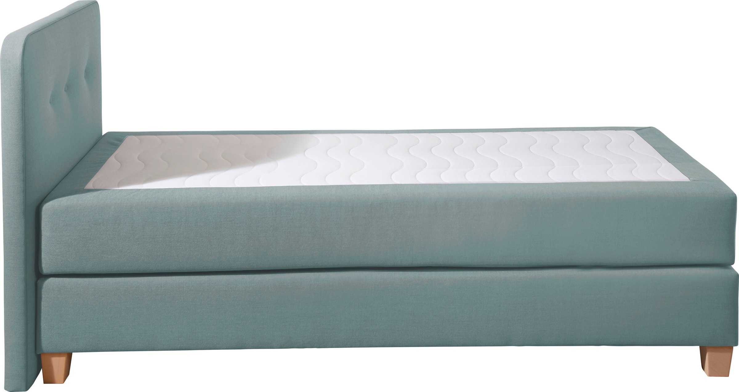 Home affaire Boxspringbett »Fargo« inkl. Topper, in 3 Matratzenarten, in Samt- oder Strukturstoff