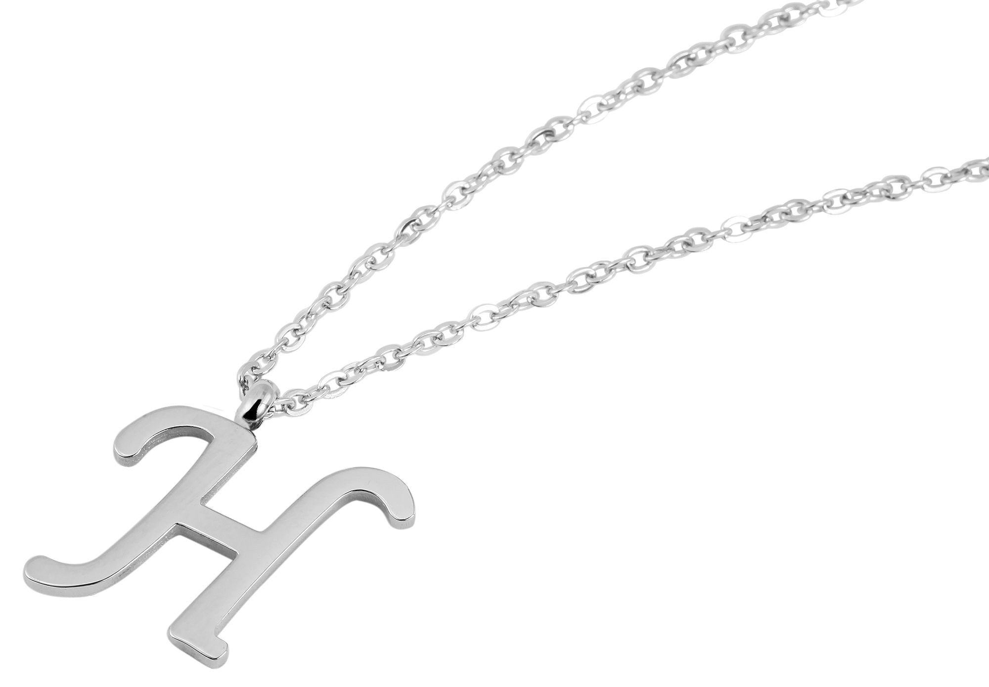 Adelia´s Kette ohne Anhänger »Unisex Halskette mit Anhänger ¿ Buchstabe S aus Edelstahl«