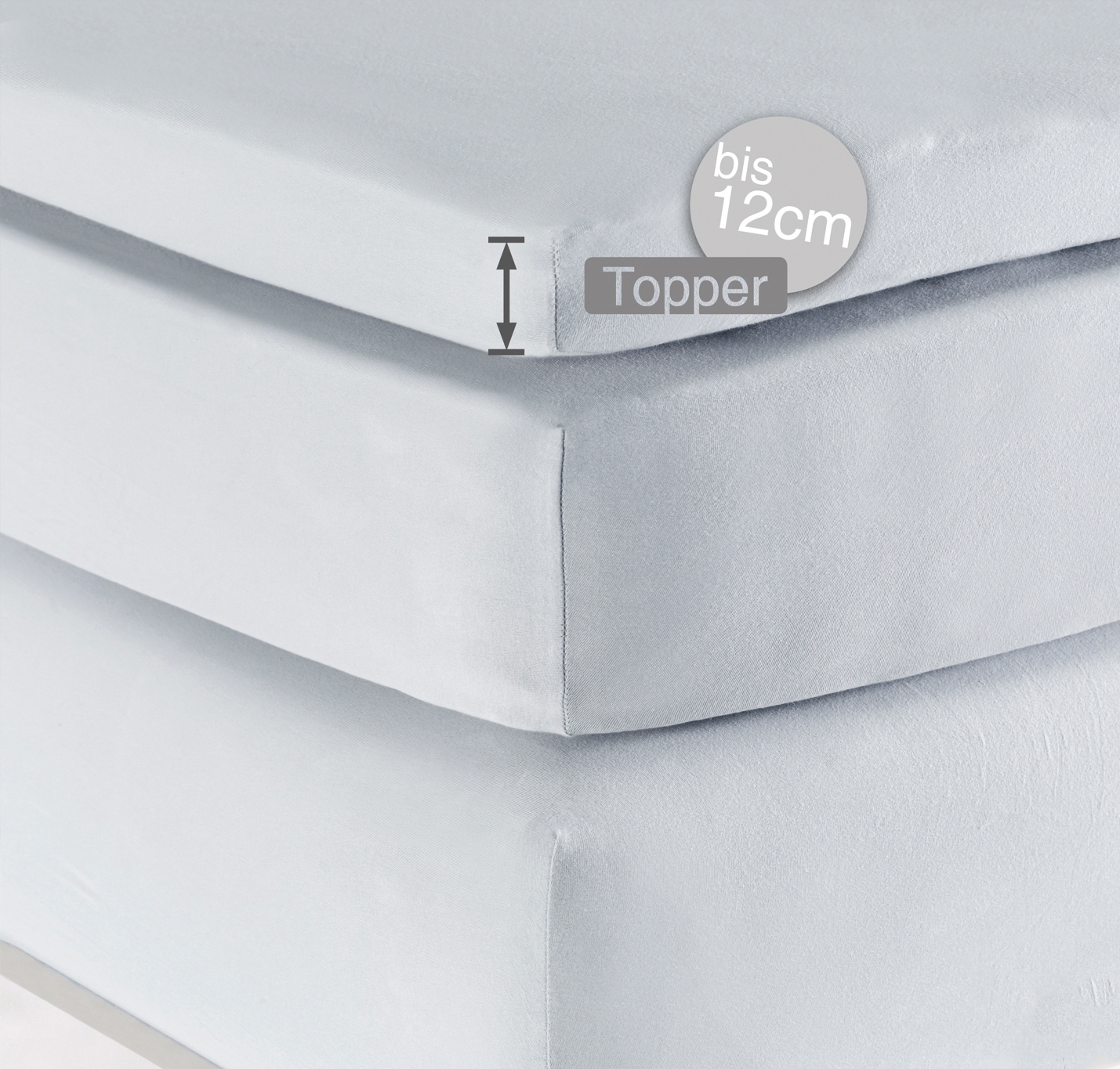 Florella Bettlaken »DELUXE Zwirn Jersey,  100% Baumwolle«