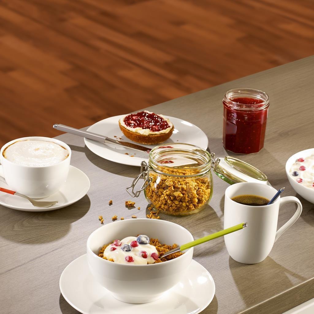 Villeroy & Boch Geschirr-Set »Frühstücks-Set For Me 19er Set weiß« Spülmaschinenfest, Mikrowellensicher