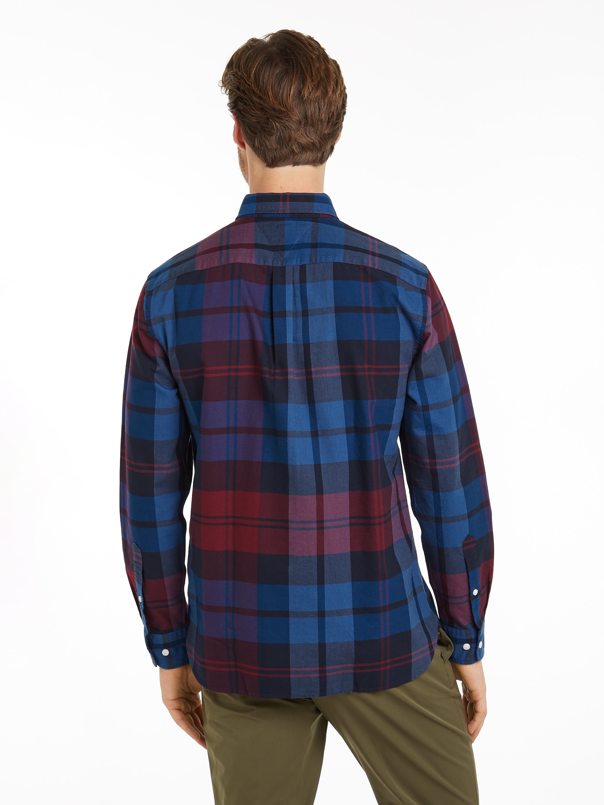 Tommy Hilfiger Langarmhemd »OXFORD BLACKWATCH CHK RF SHIRT«