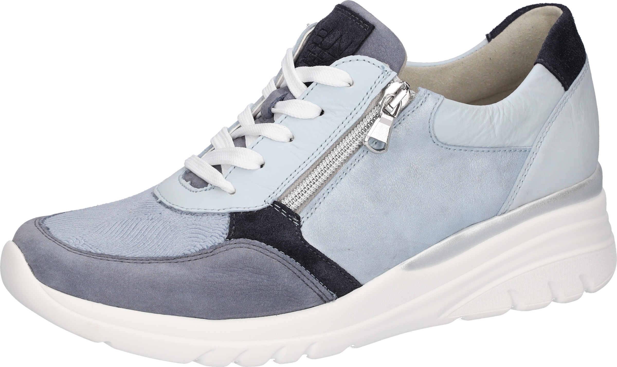 Waldläufer Keilsneaker »H-CARLA Soft«  Schnürschuh, Halbschuh, Freizeitschuh mit Kontrastbesatz