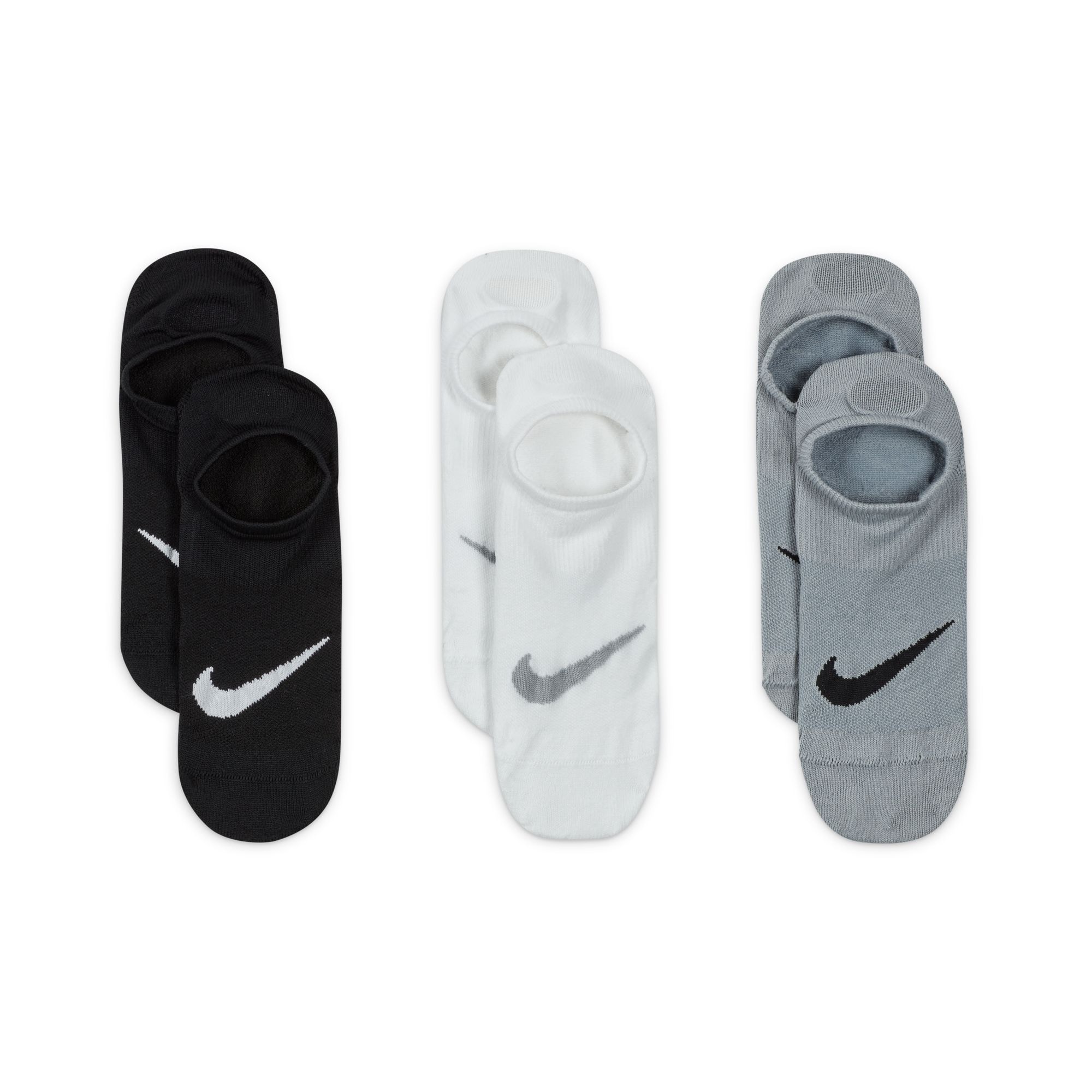 Nike Füßlinge, (3 Paar), mit atmungsaktivem Mesh