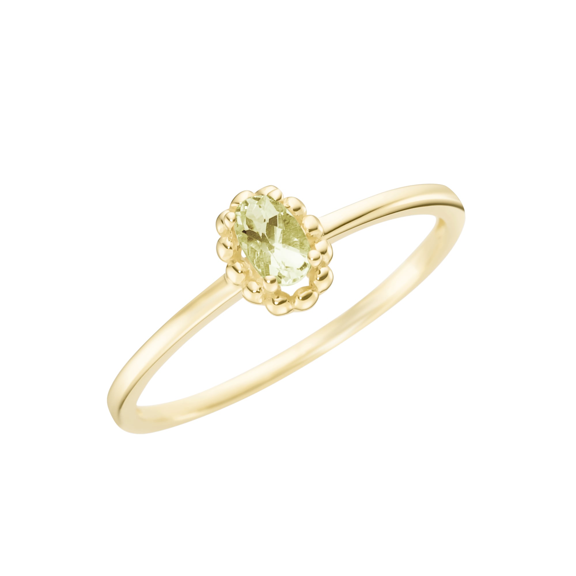 Luigi Merano Goldring »Ring mit einem Edelstein, Gold 375«