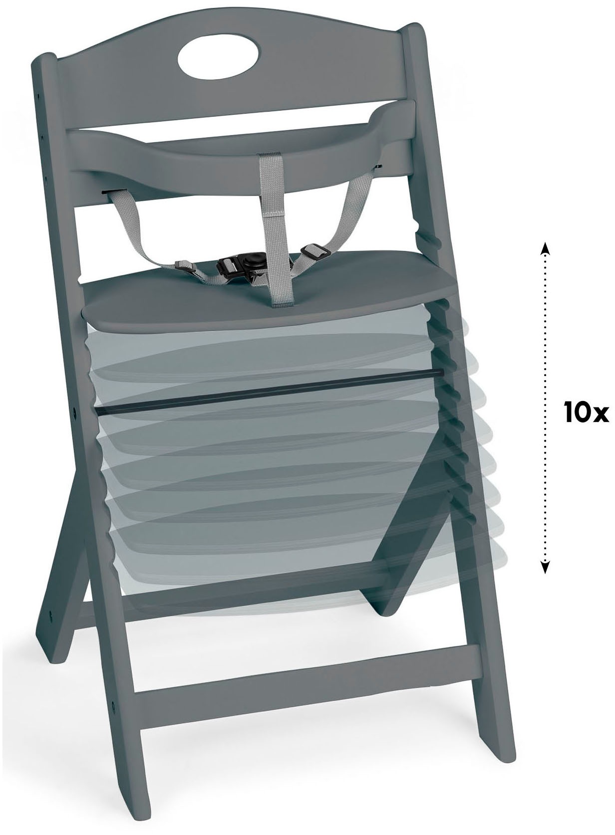 BabyGo Hochstuhl »Family, grey« ()