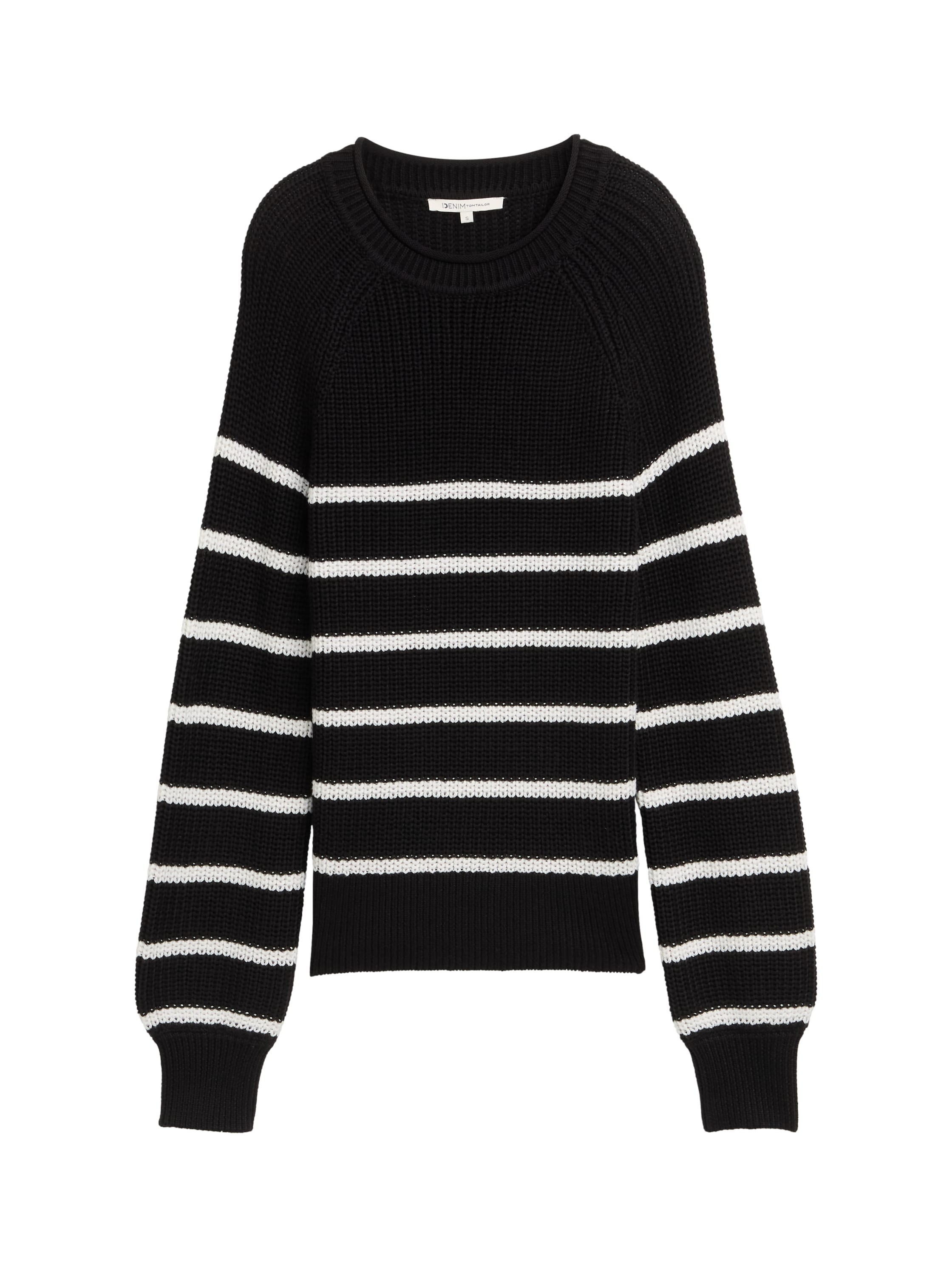 TOM TAILOR Denim Strickpullover mit Strick-Struktur
