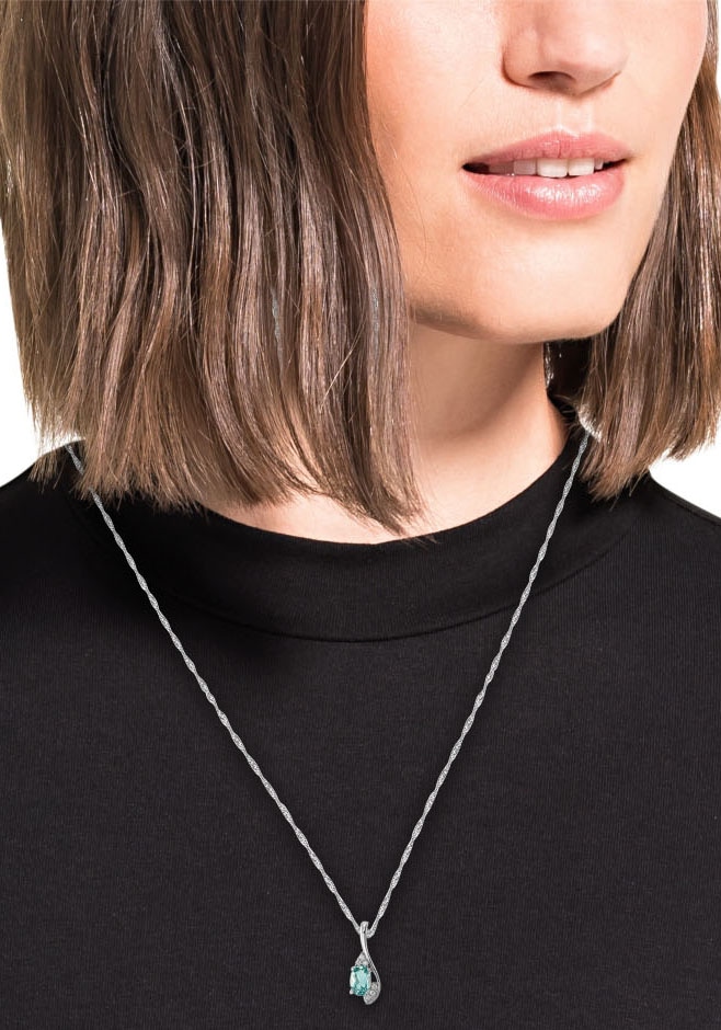Amor Kette mit Anhänger »9963843«, mit Zirkonia (synth.)