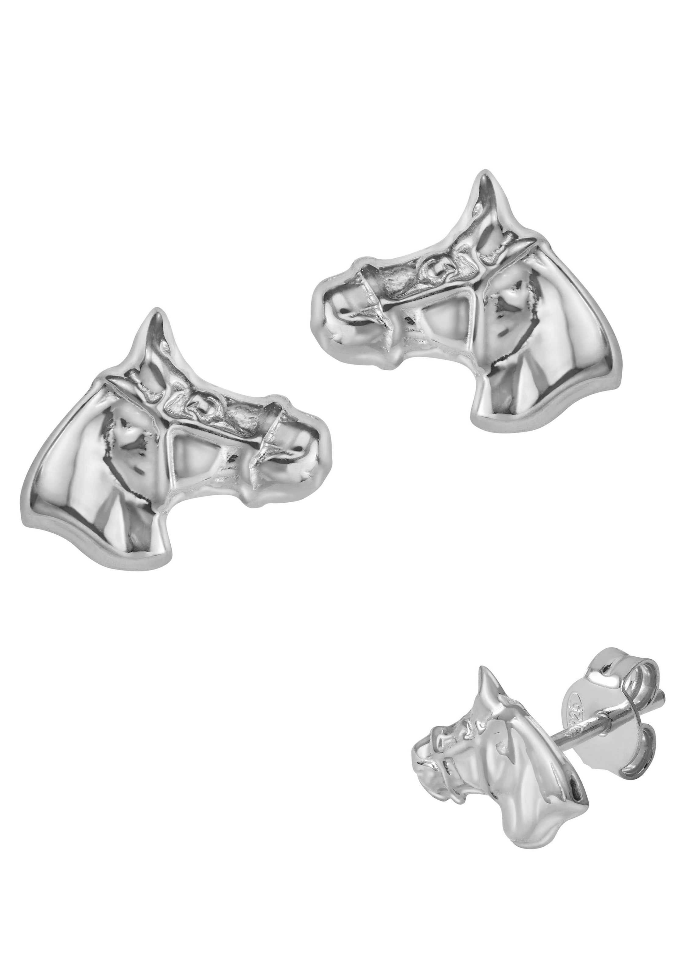 Firetti Paar Ohrstecker »Schmuck Geschenk Silber 925 Ohrschmuck Erstohrstecker Pferde«, Made in Germany
