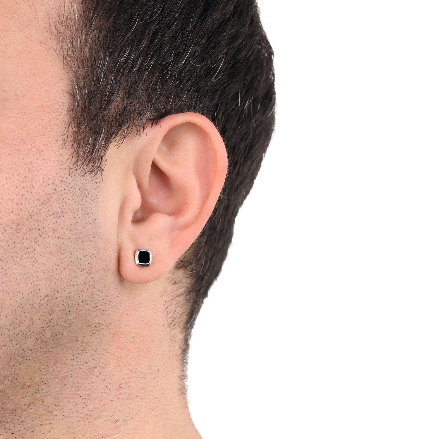 Amor Paar Ohrstecker »Quadrat« mit Achat