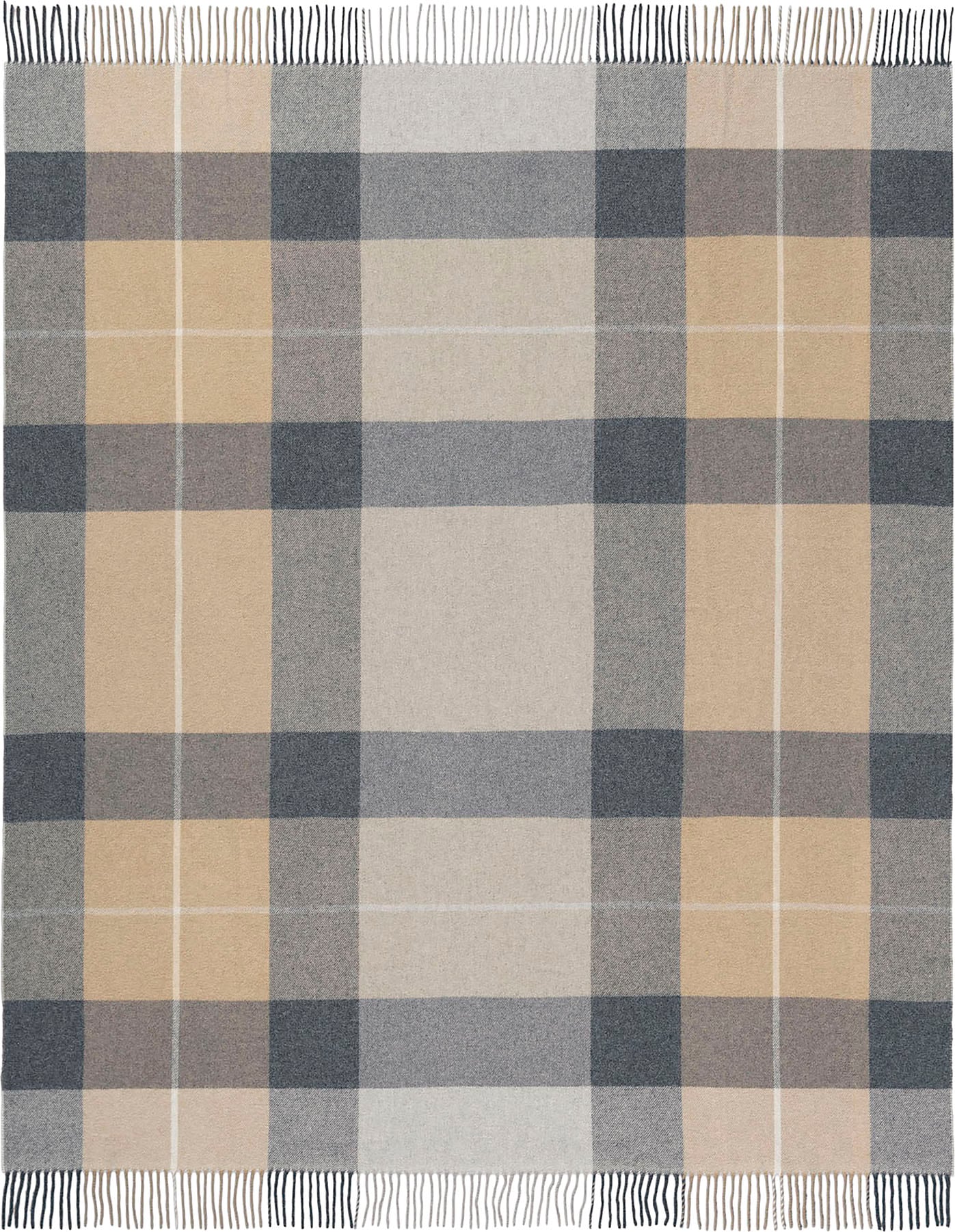 Biederlack Plaid »Britta«, im Karo-Look, Kuscheldecke