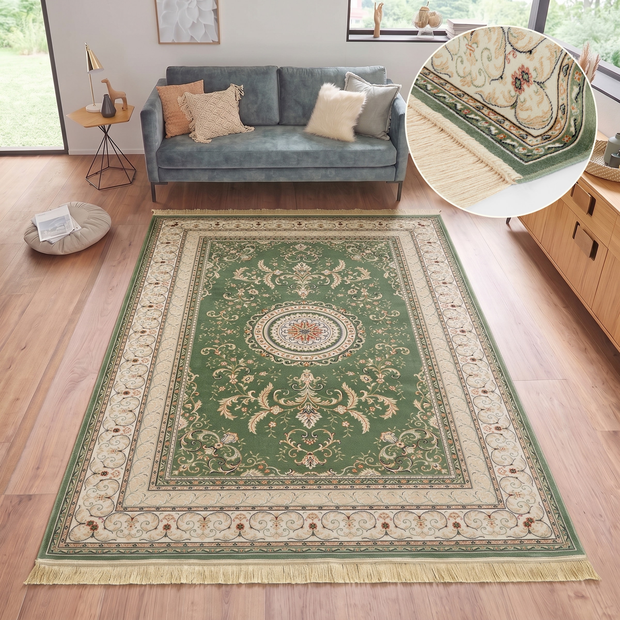 HANSE Home Teppich »Antik Negar« rechteckig 5 mm Höhe Orientalisch mit Fransen, Orient, Wohnzimmer, Schlafzimmer, Esszimmer