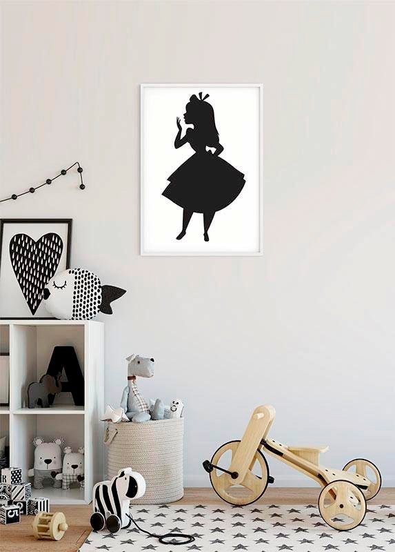 Komar Poster »Alice Silhouette«, Disney, Schlafzimmer, Wohnzimmer OTTO bestellen bei Kinderzimmer, online